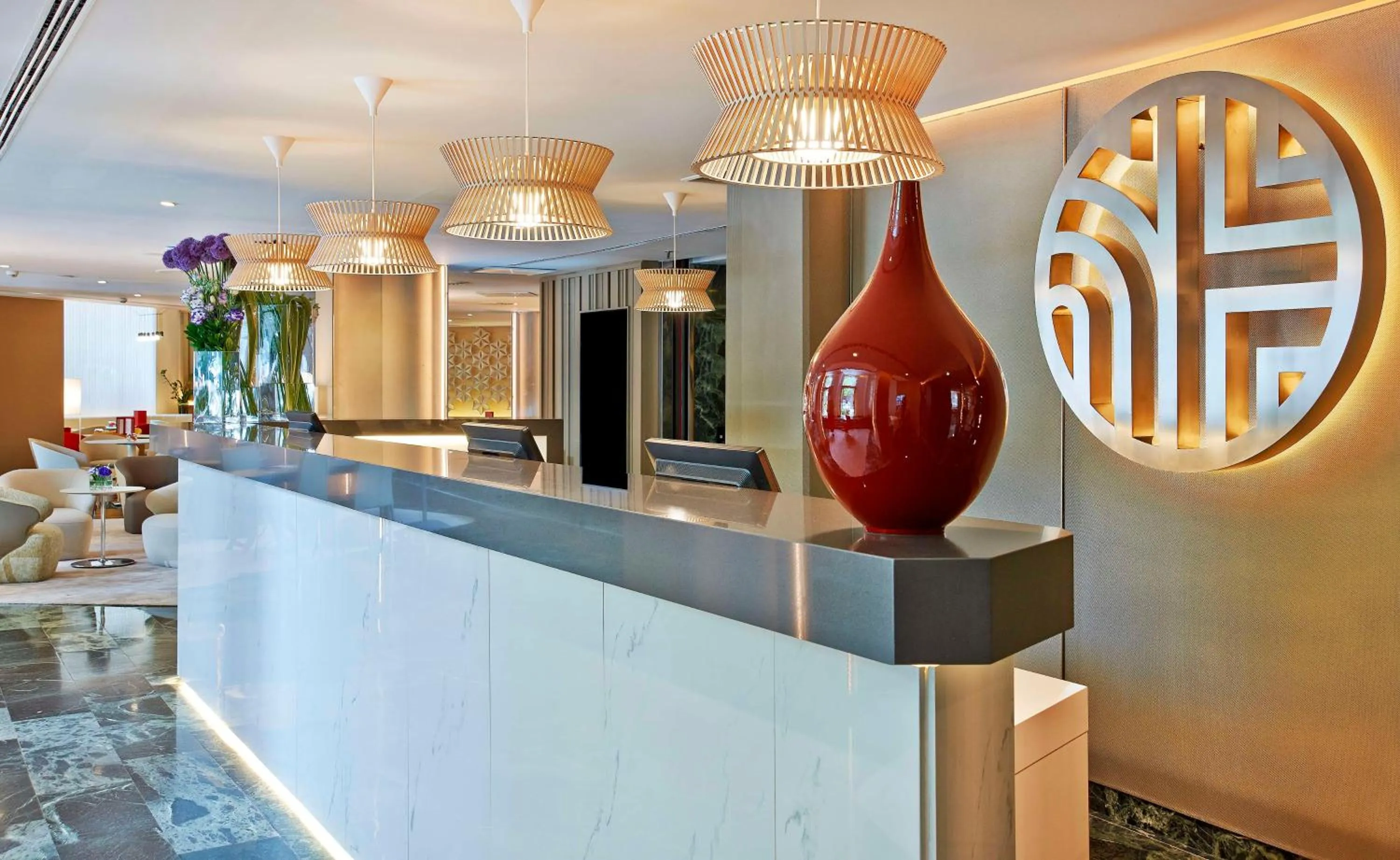 Lobby or reception in NH Collection Barcelona Podium