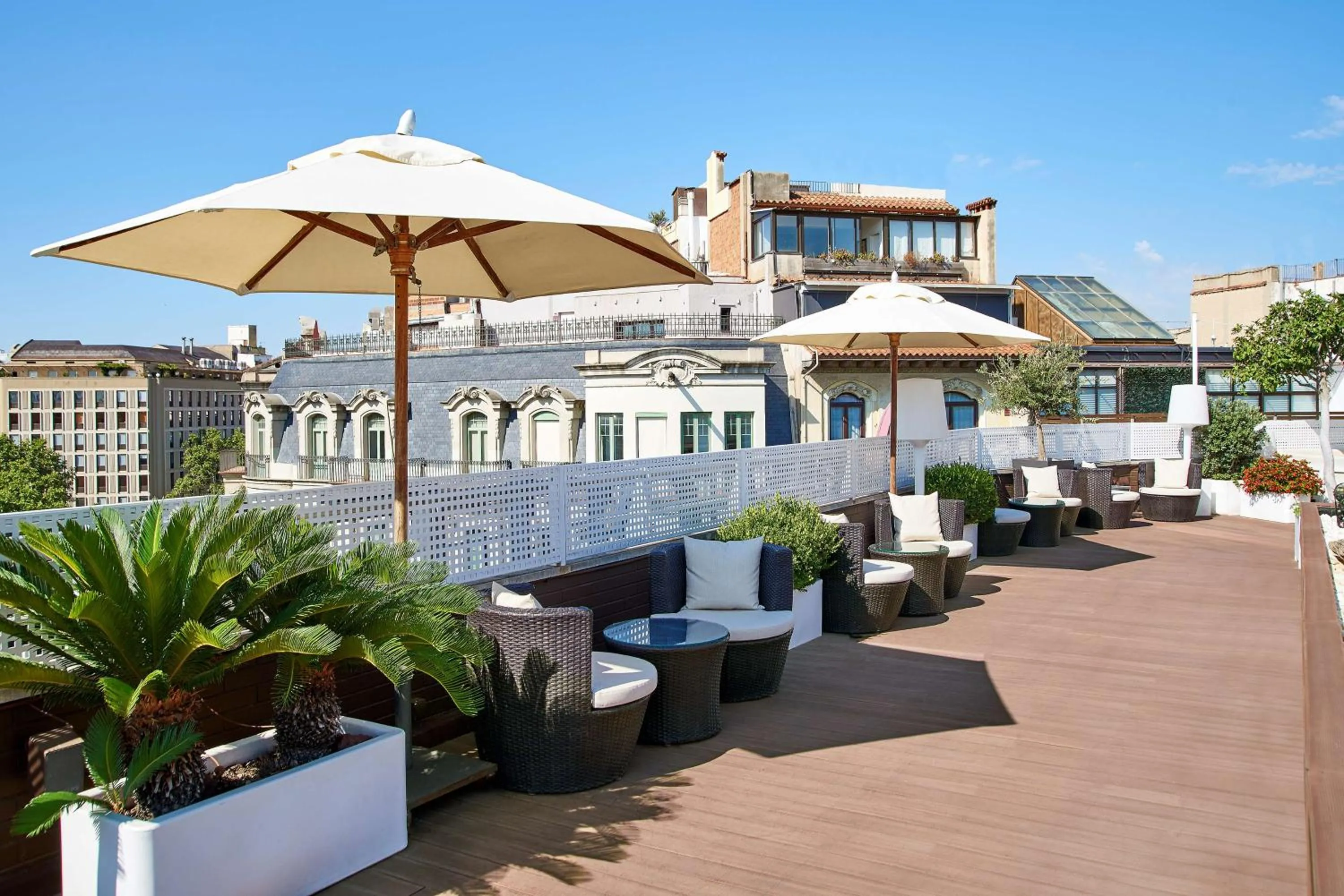 Balcony/Terrace in NH Collection Barcelona Podium