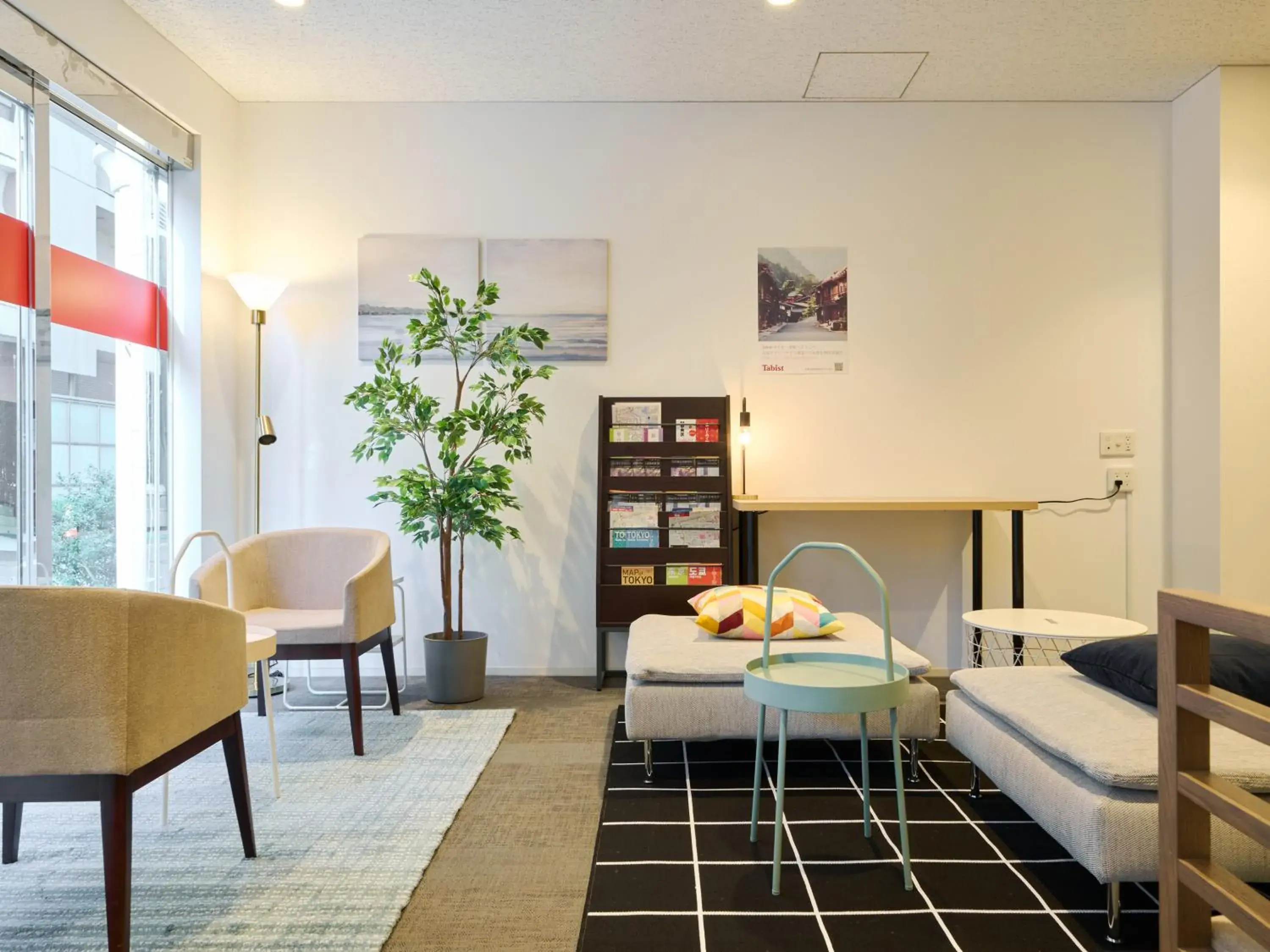 Communal lounge/ TV room, Bed in Tabist Ginza Communal lounge/ TV room, Bed in Tabist Ginza