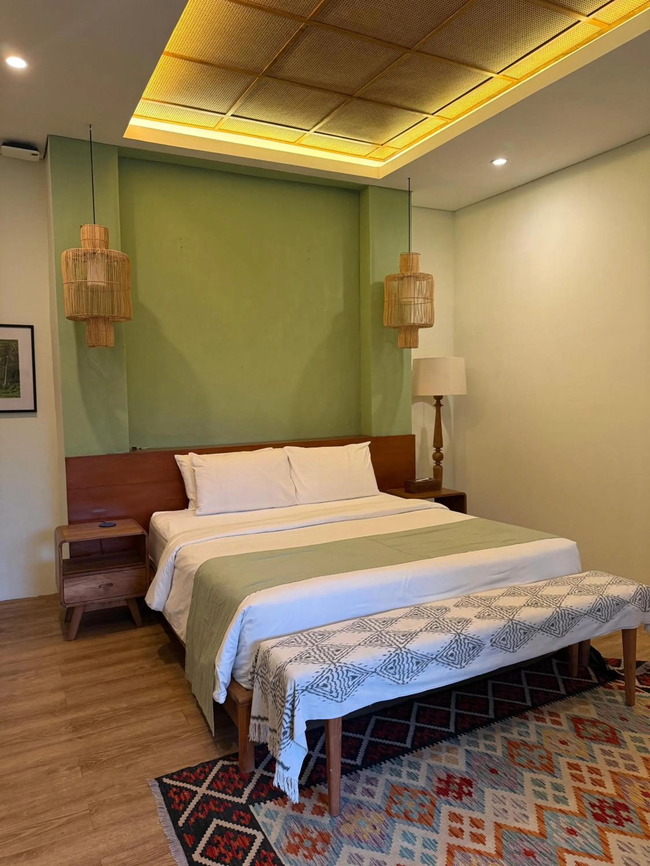 Bedroom, Bed in Leafy Home Canggu