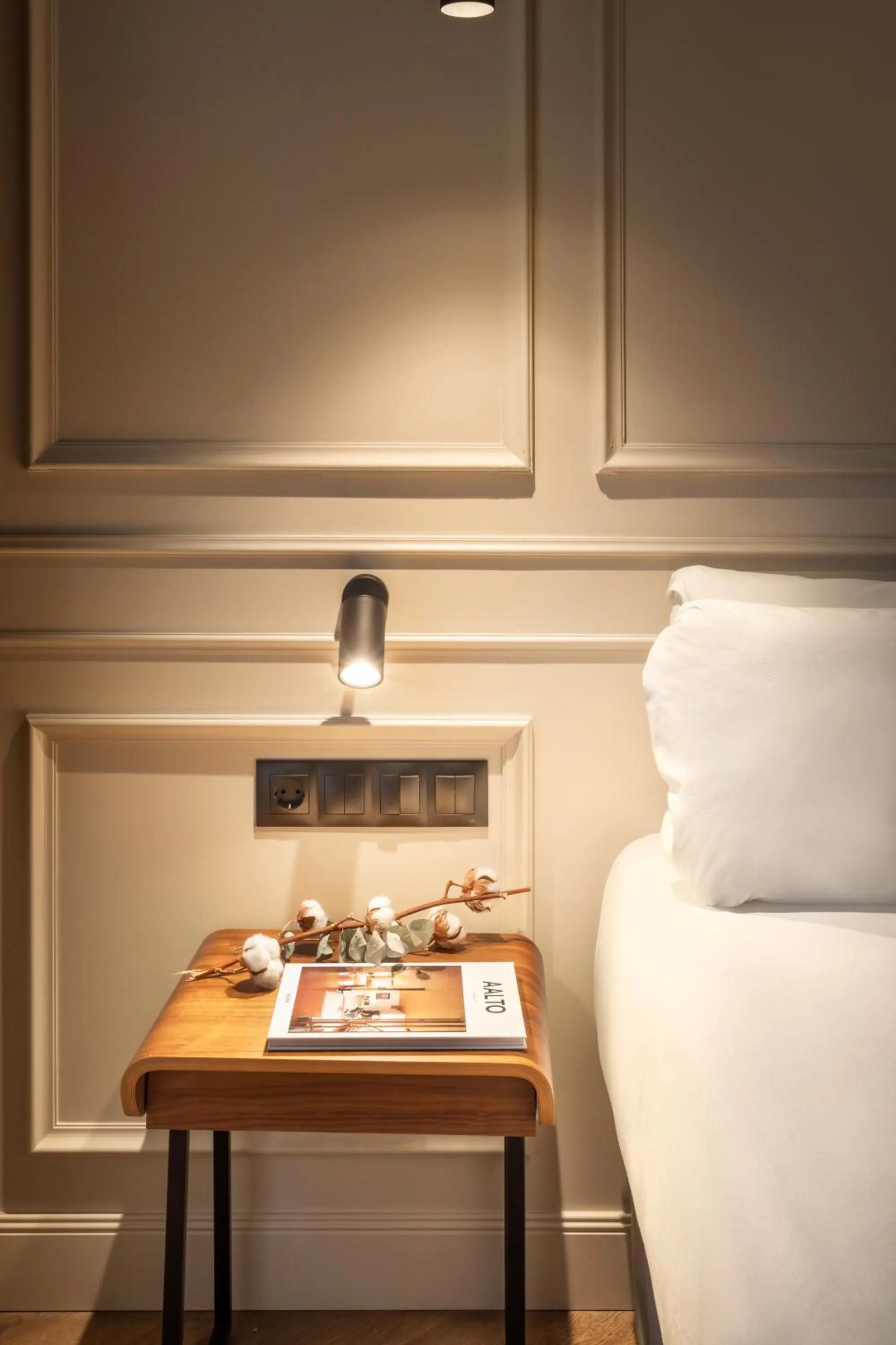 Decorative detail, Bed in Bilder Boutique Hotel