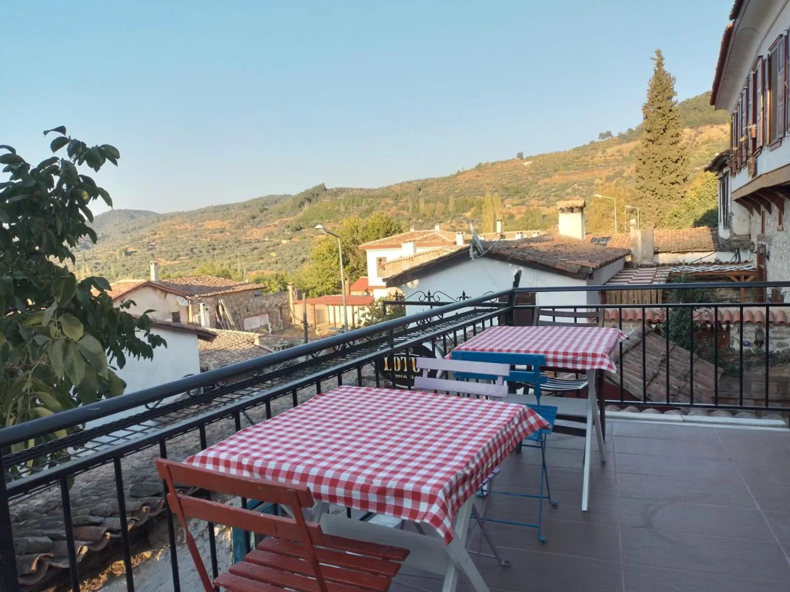 Balcony/Terrace in Şirince Lotus Konakları