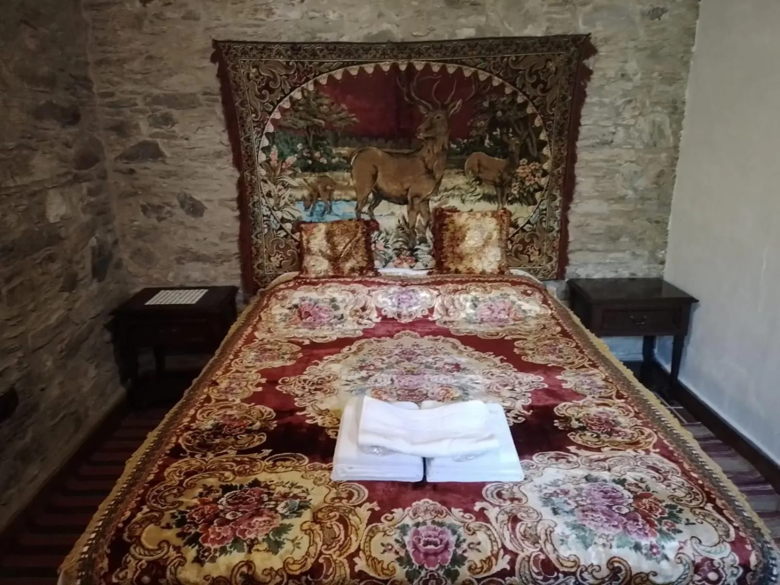Bed in Şirince Lotus Konakları