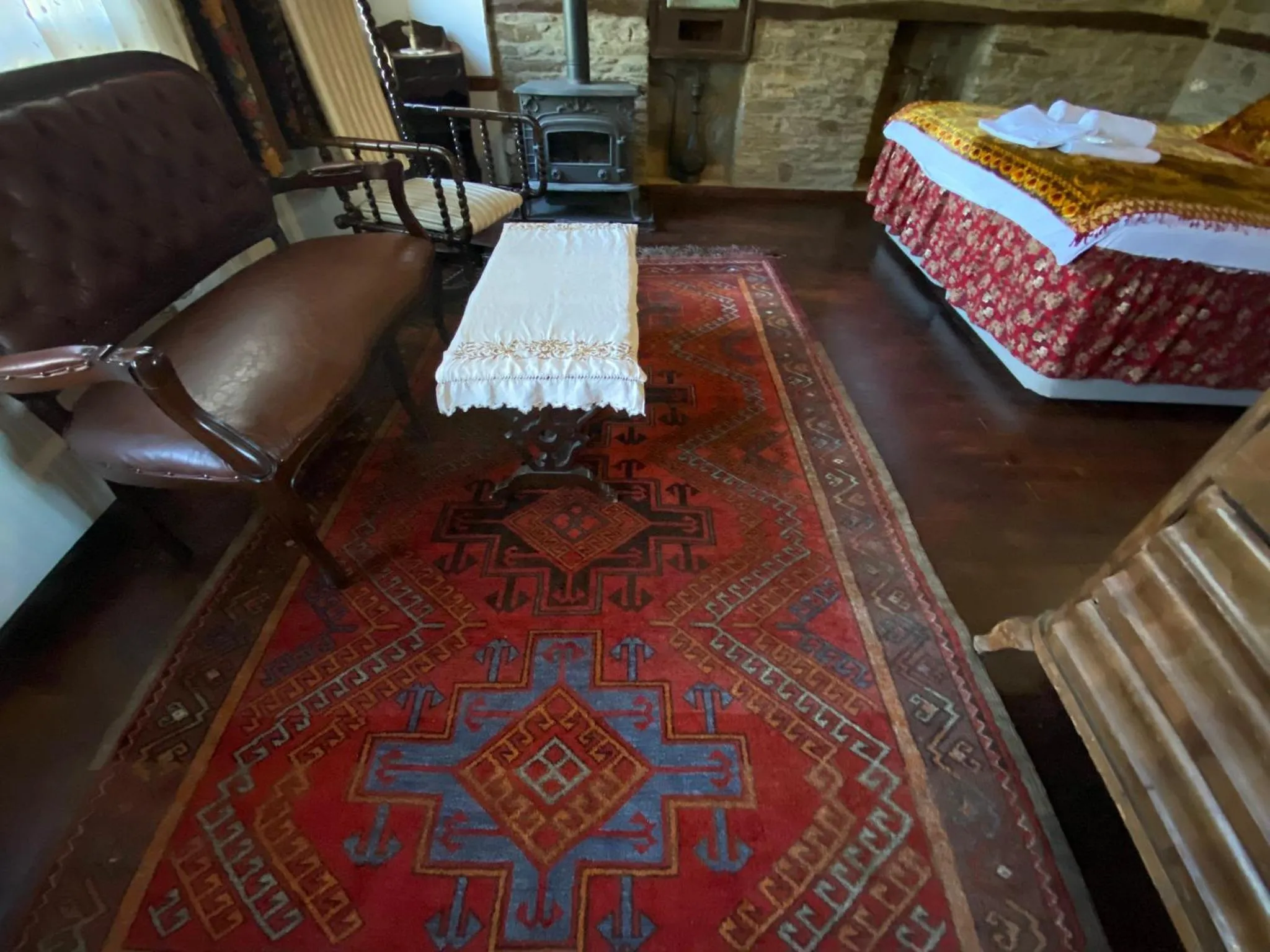 Bed in Şirince Lotus Konakları