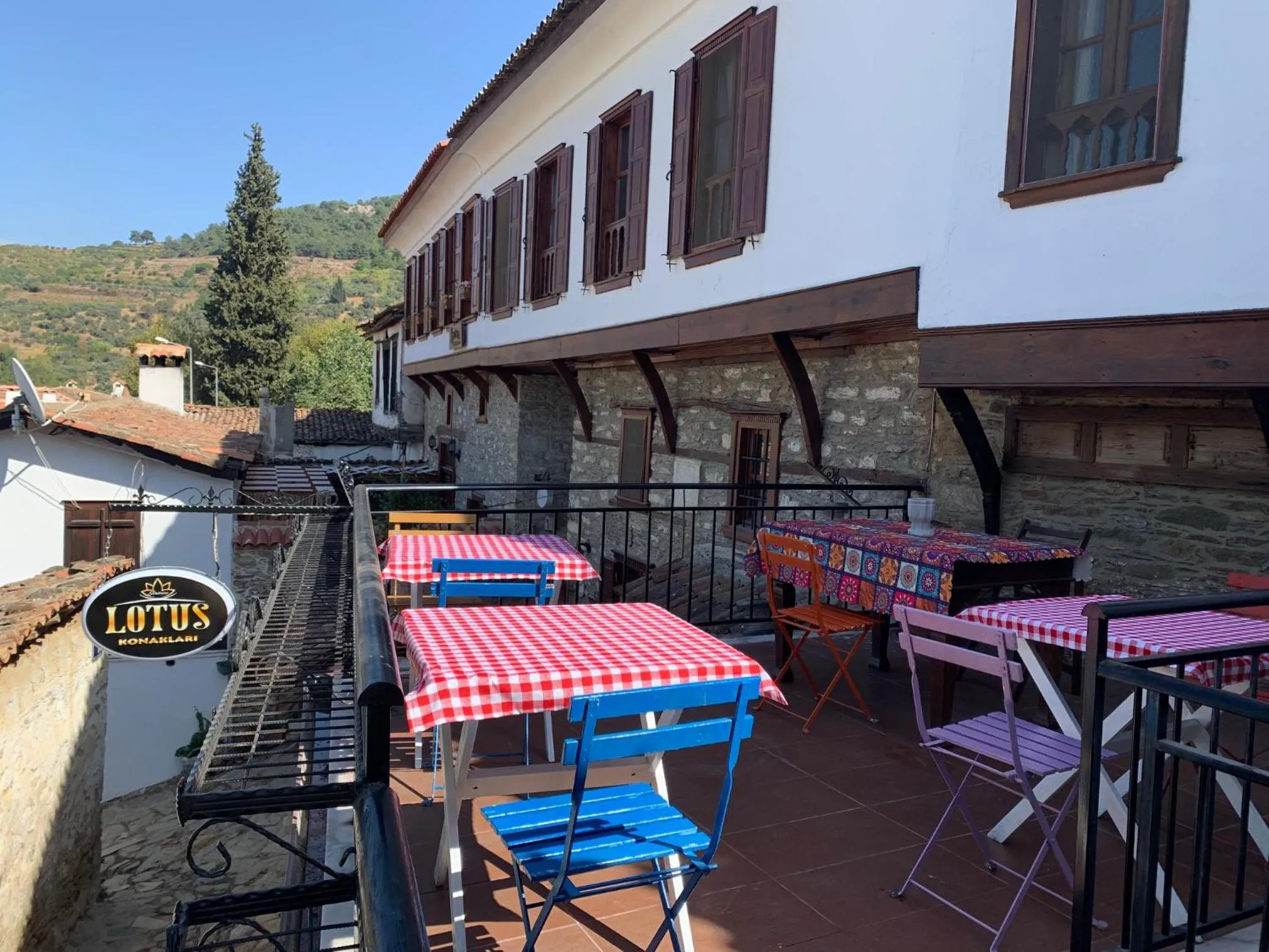 Balcony/Terrace in Şirince Lotus Konakları