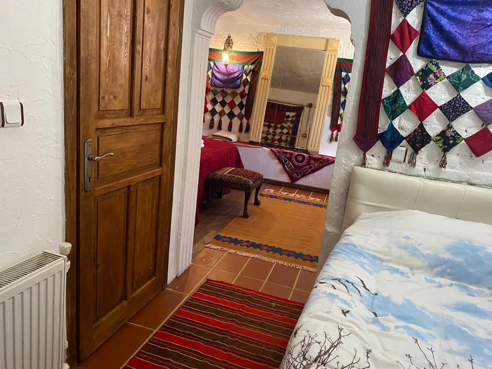 Bed in Şirince Lotus Konakları