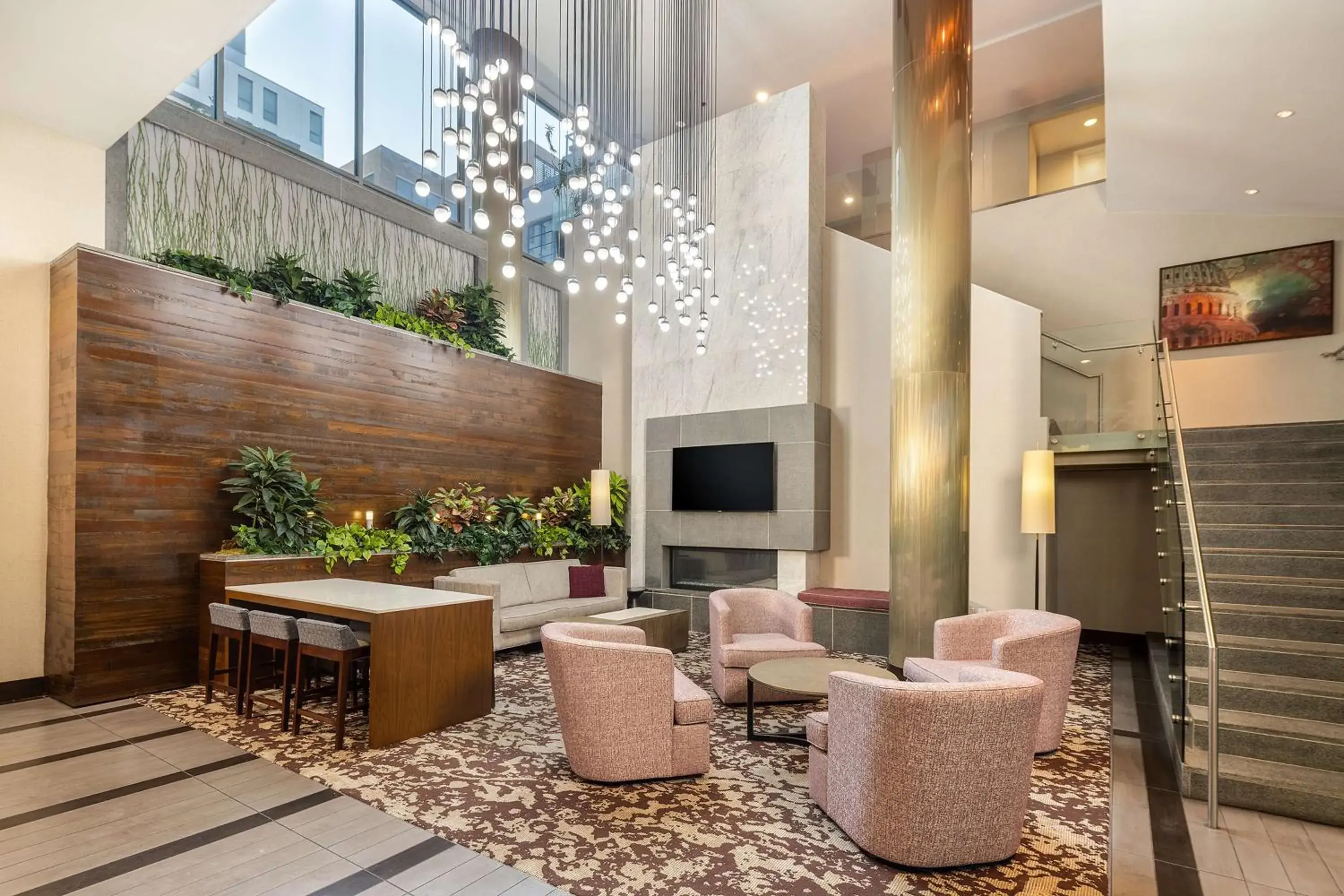 Lobby or reception in Hilton Garden Inn Washington DC/Georgetown Area Lobby or reception in Hilton Garden Inn Washington DC/Georgetown Area