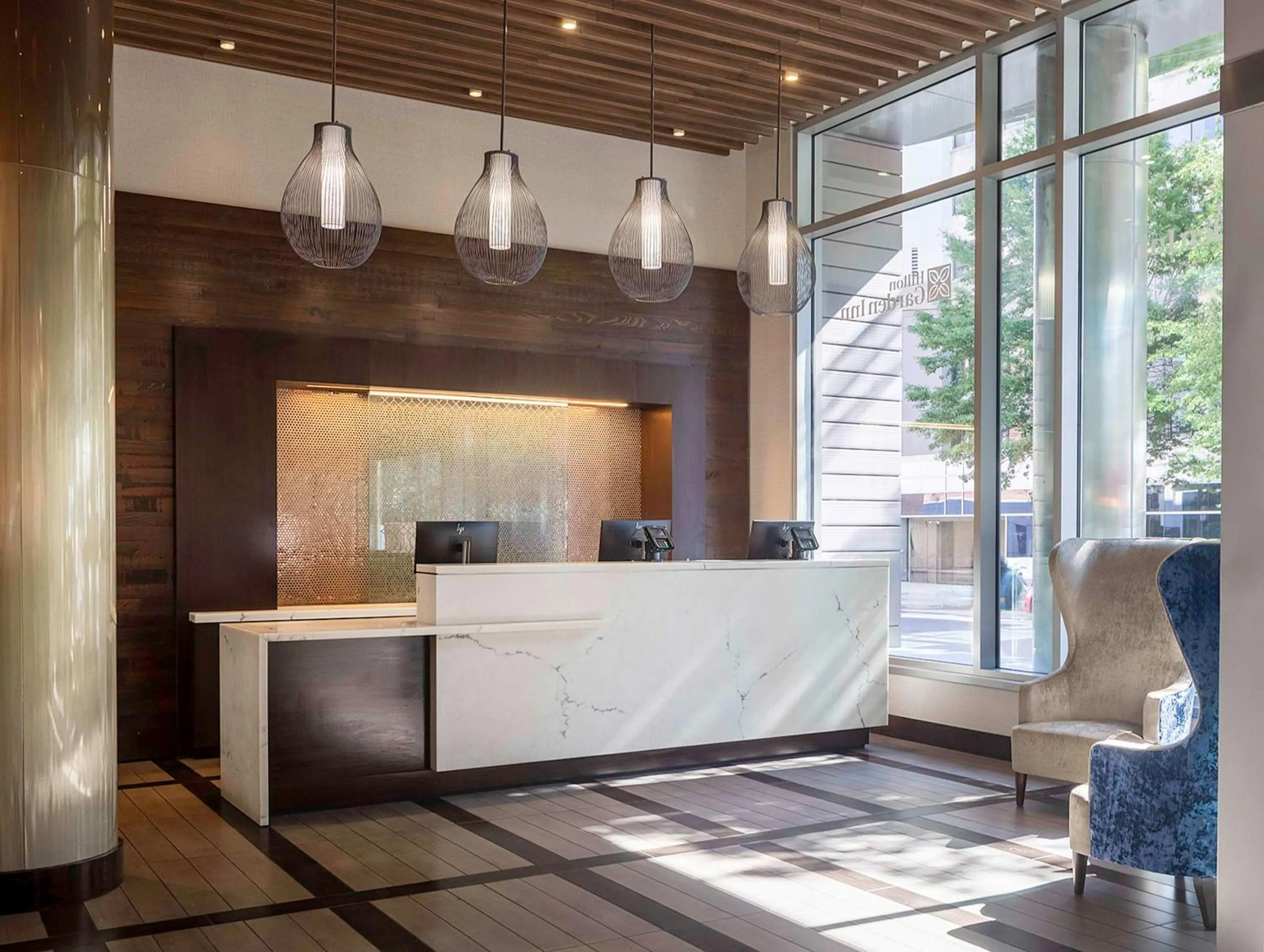 Lobby or reception in Hilton Garden Inn Washington DC/Georgetown Area