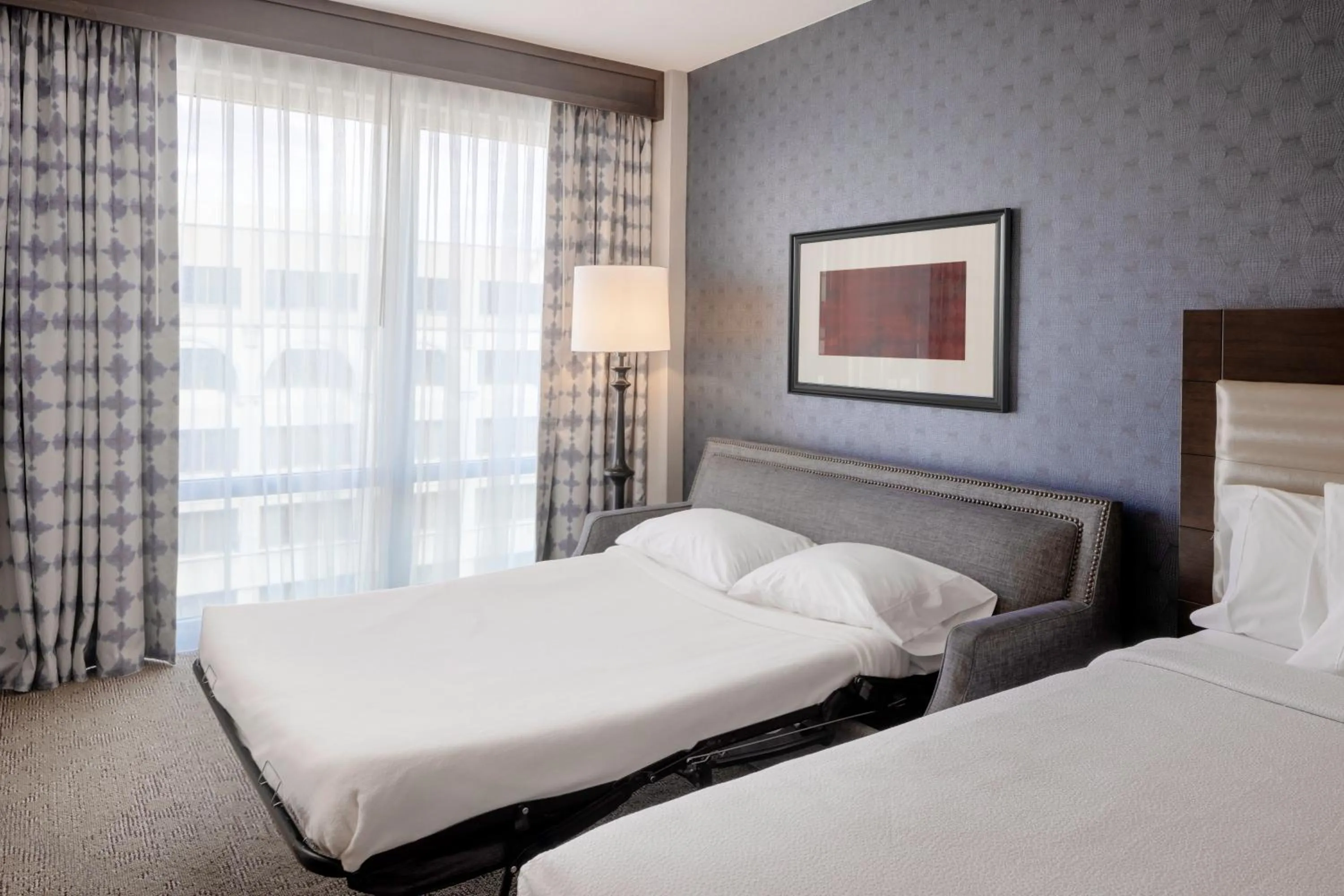 Bed in Hilton Garden Inn Washington DC/Georgetown Area