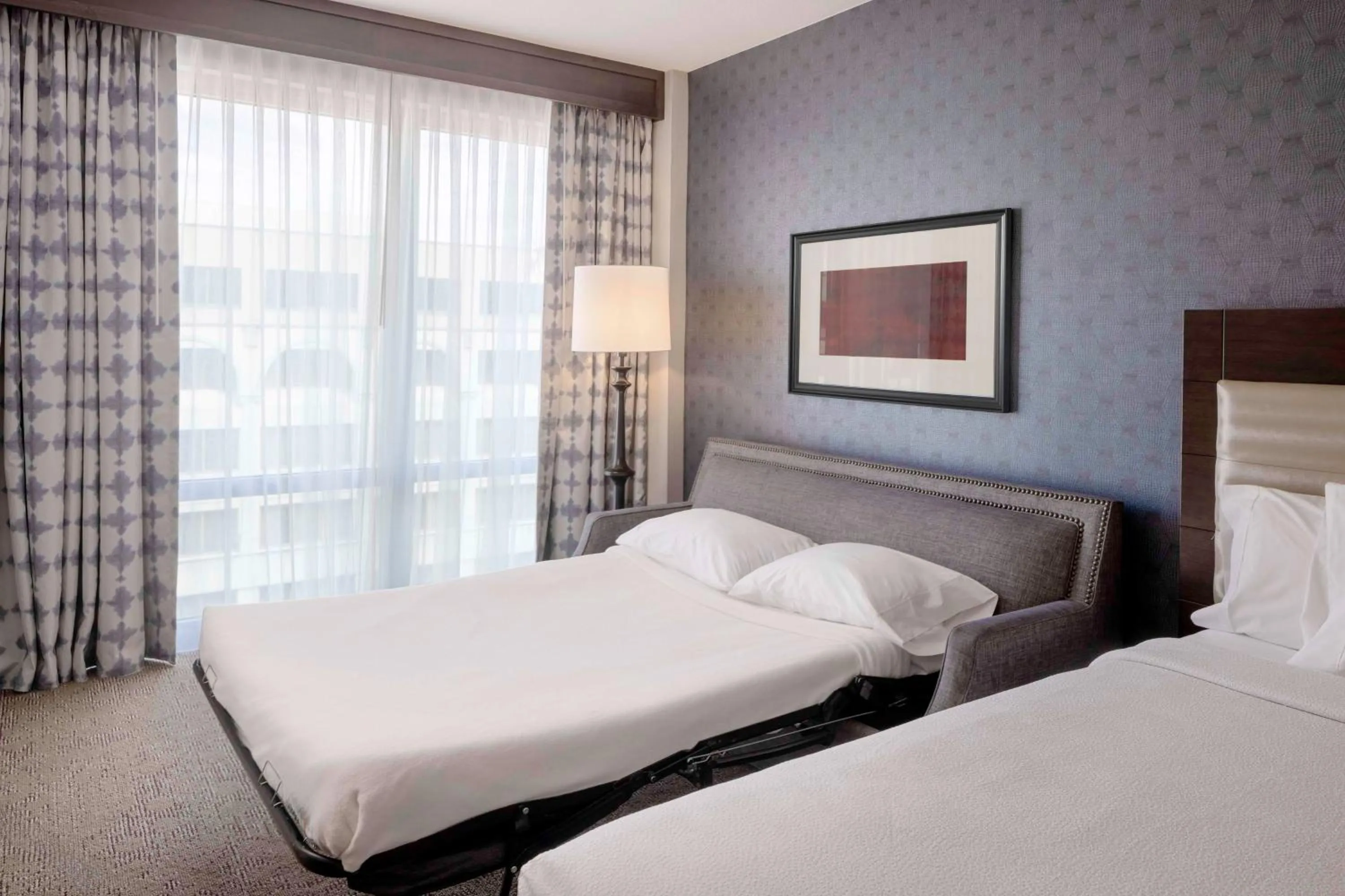 Bed in Hilton Garden Inn Washington DC/Georgetown Area