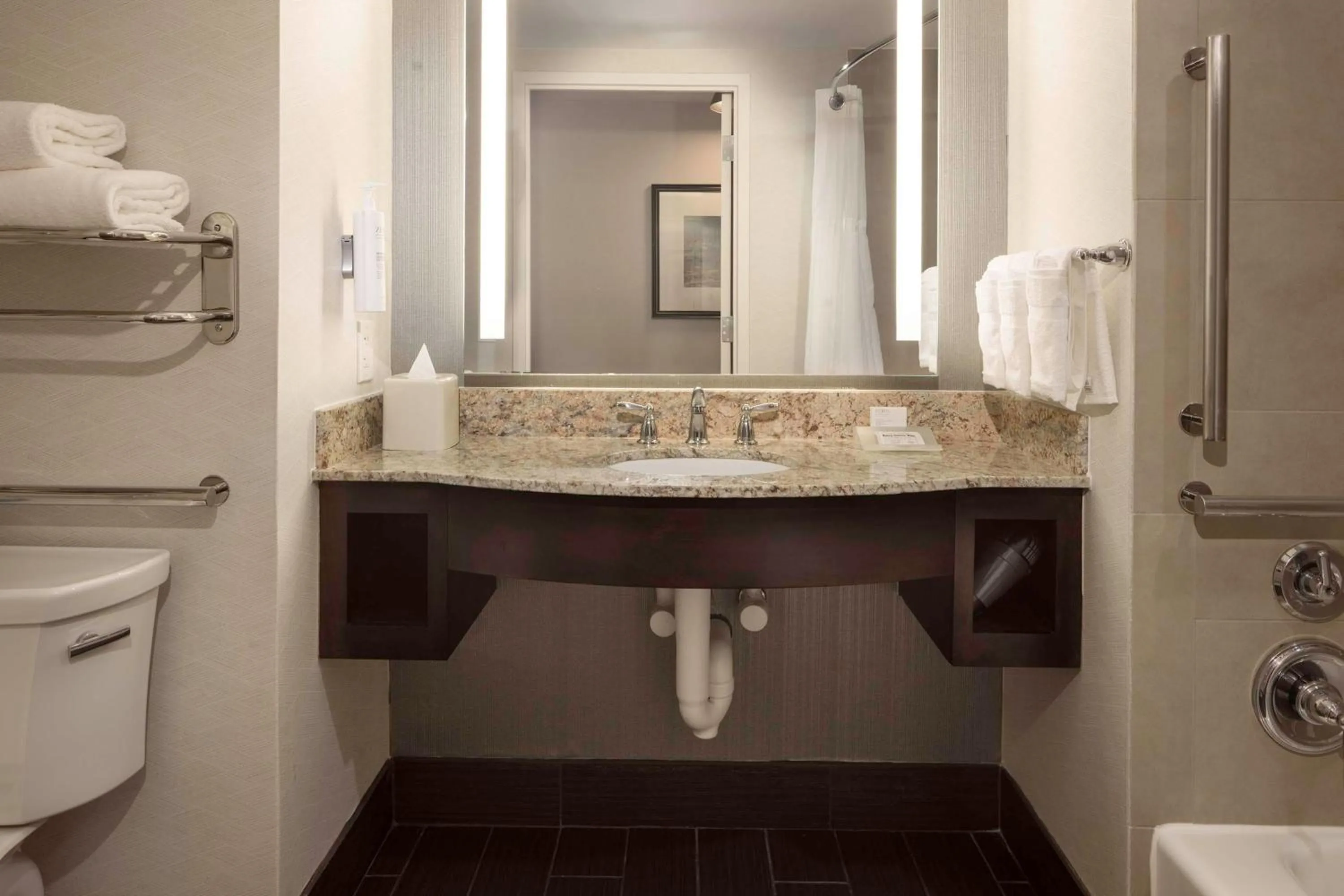 Bathroom in Hilton Garden Inn Washington DC/Georgetown Area