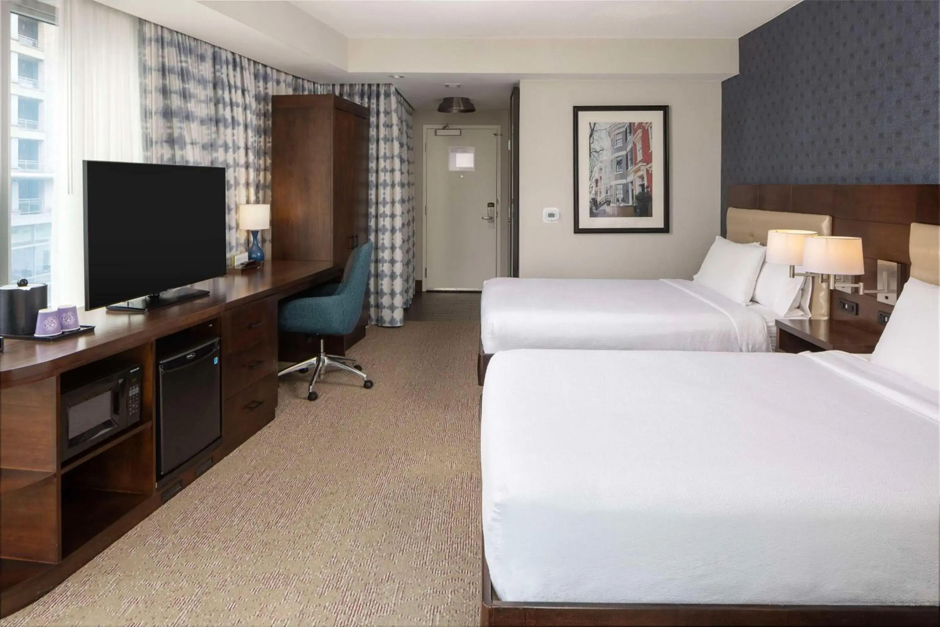 Bed in Hilton Garden Inn Washington DC/Georgetown Area Bed in Hilton Garden Inn Washington DC/Georgetown Area