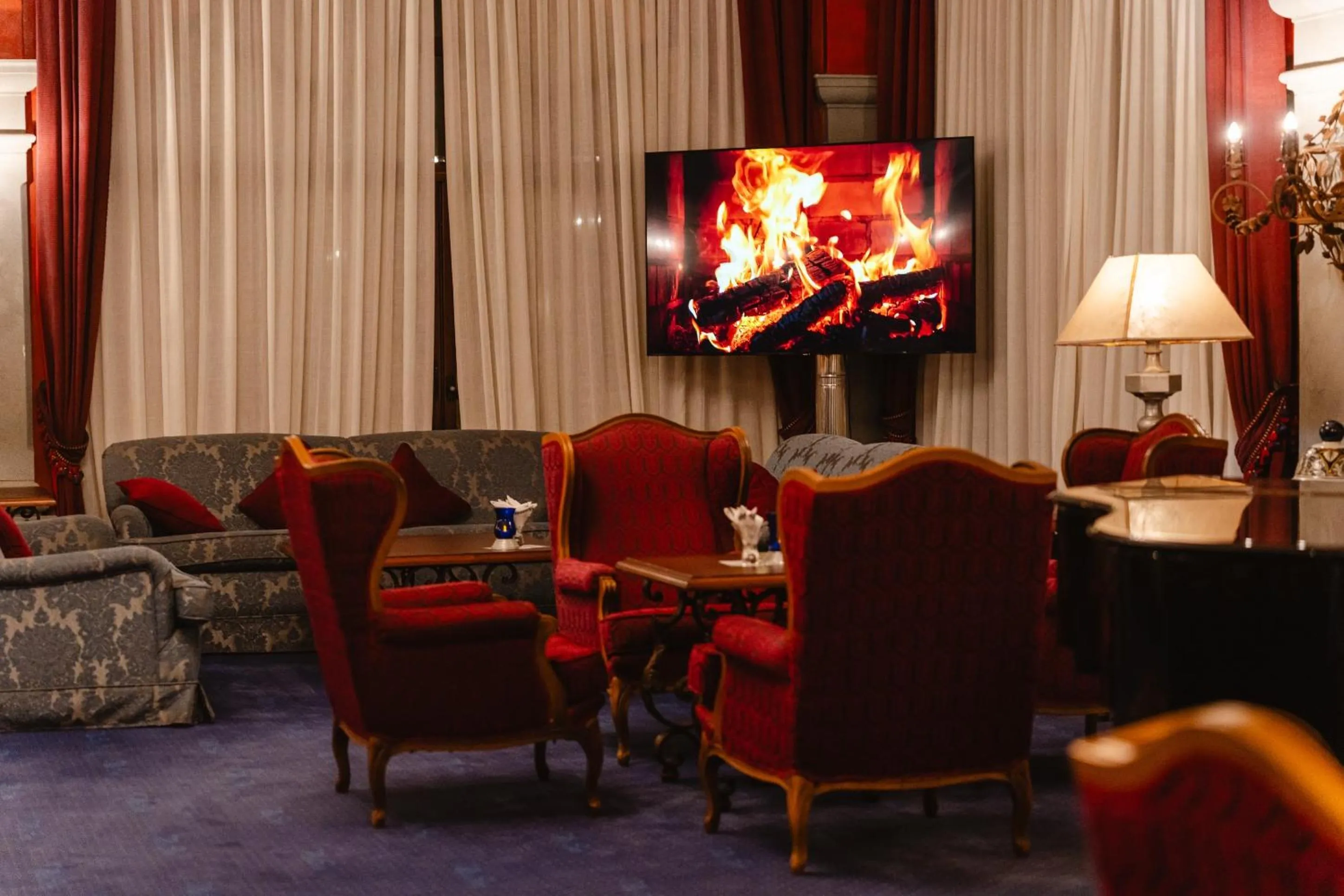 Lounge or bar in Europe Villa Cortes GL