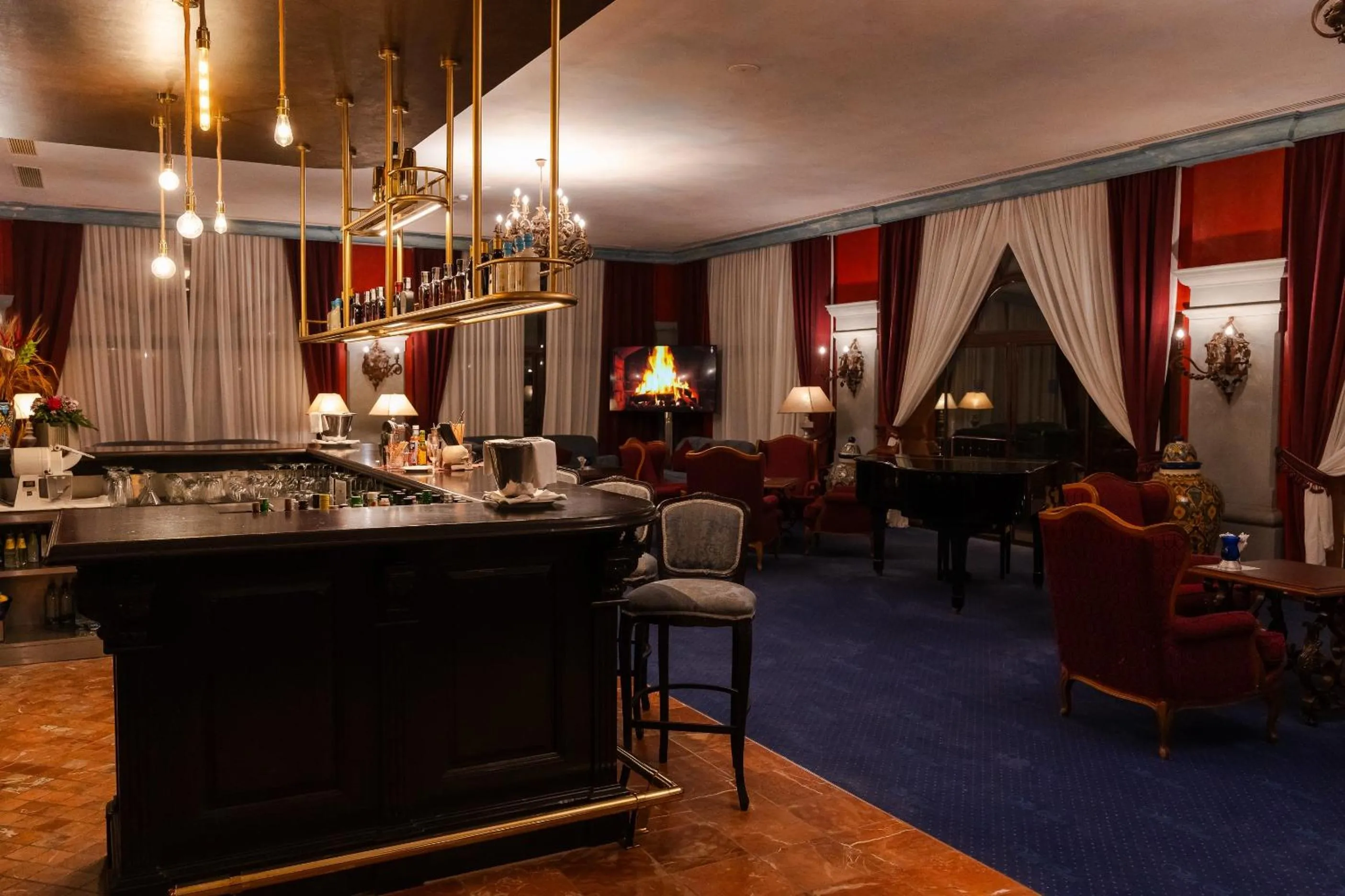 Lounge or bar in Europe Villa Cortes GL