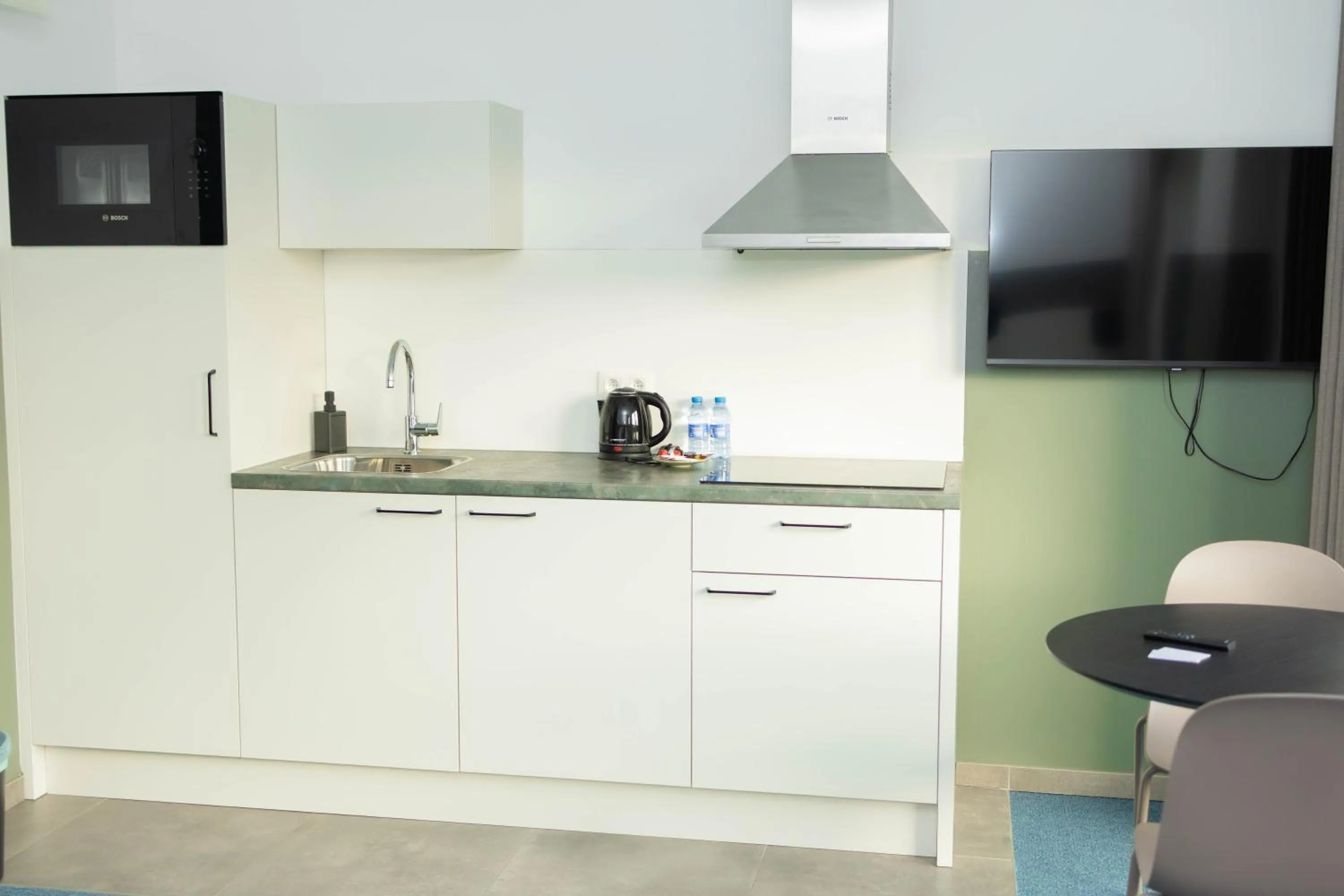 Kitchen or kitchenette in City Housing Genk