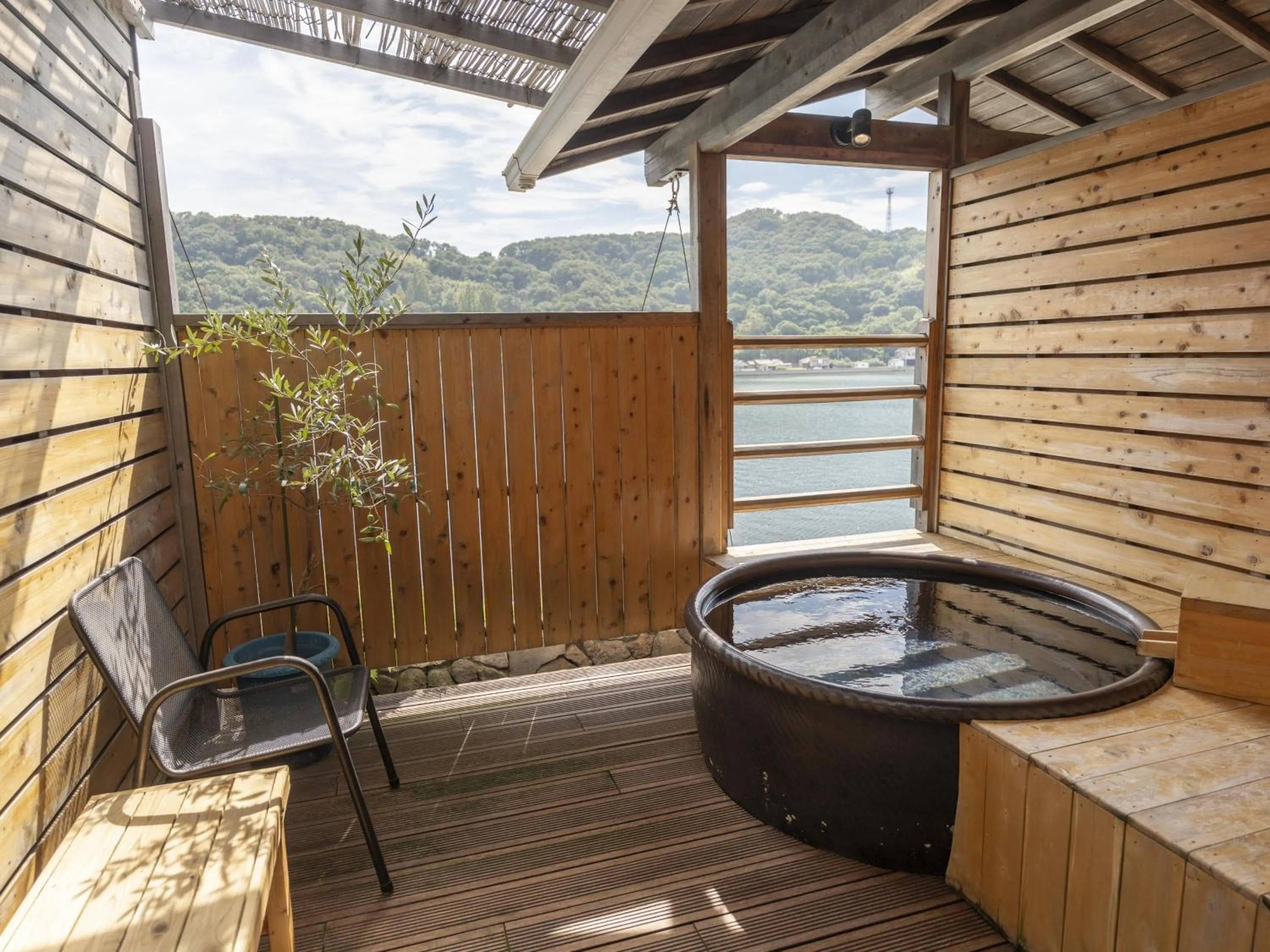 Hot Spring Bath in Bay Resort Hotel Shodoshima
