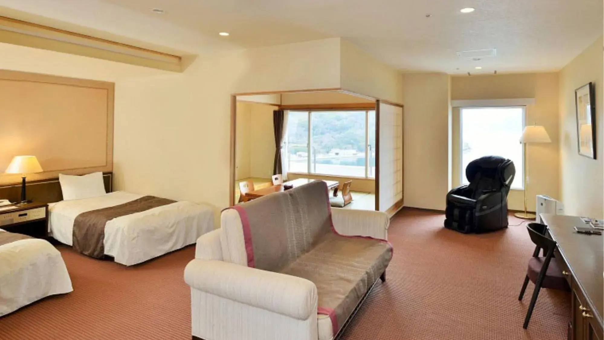 Photo of the whole room, Bed in Bay Resort Hotel Shodoshima Photo of the whole room, Bed in Bay Resort Hotel Shodoshima