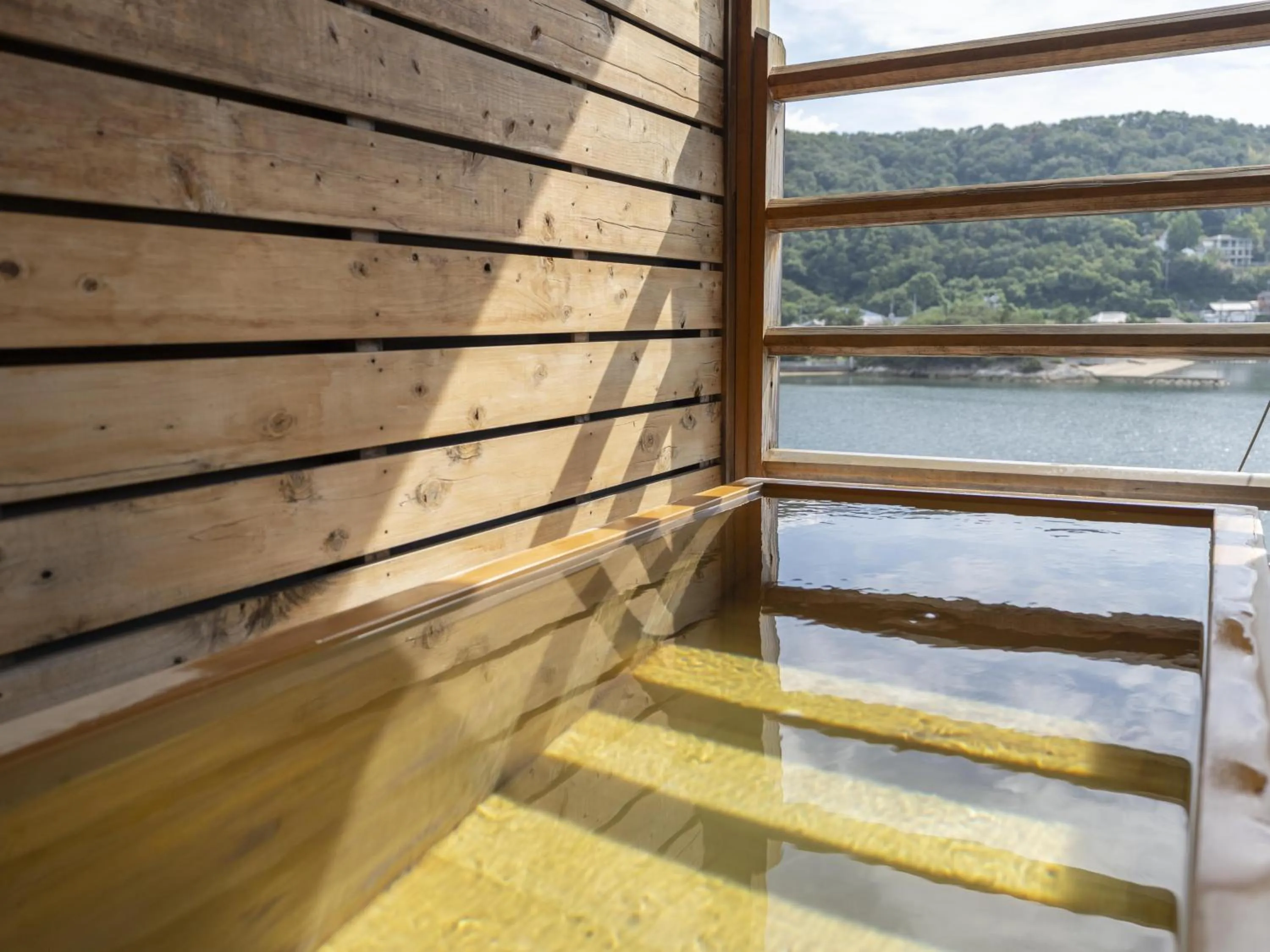 Hot Spring Bath in Bay Resort Hotel Shodoshima