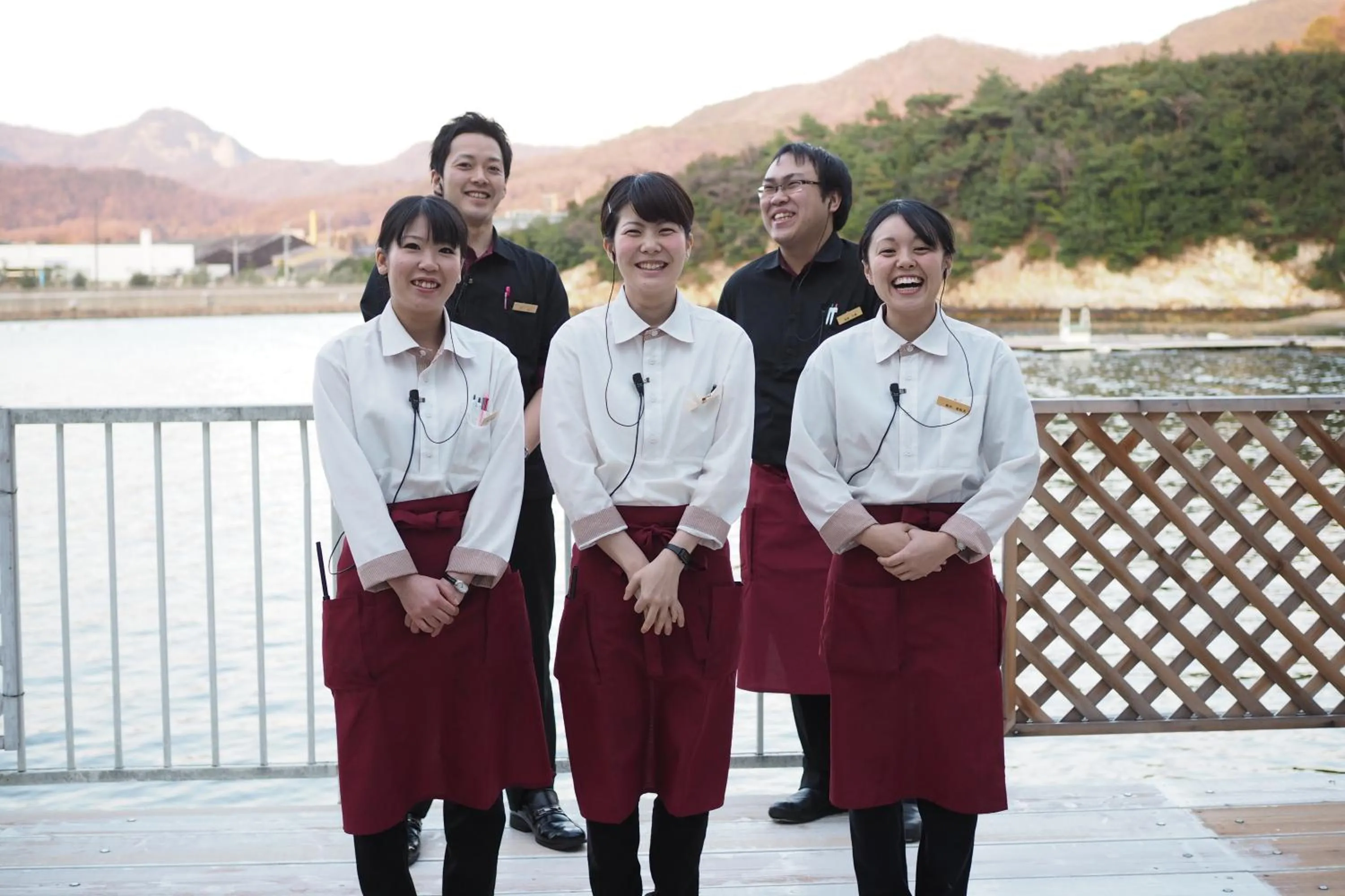 Staff in Bay Resort Hotel Shodoshima