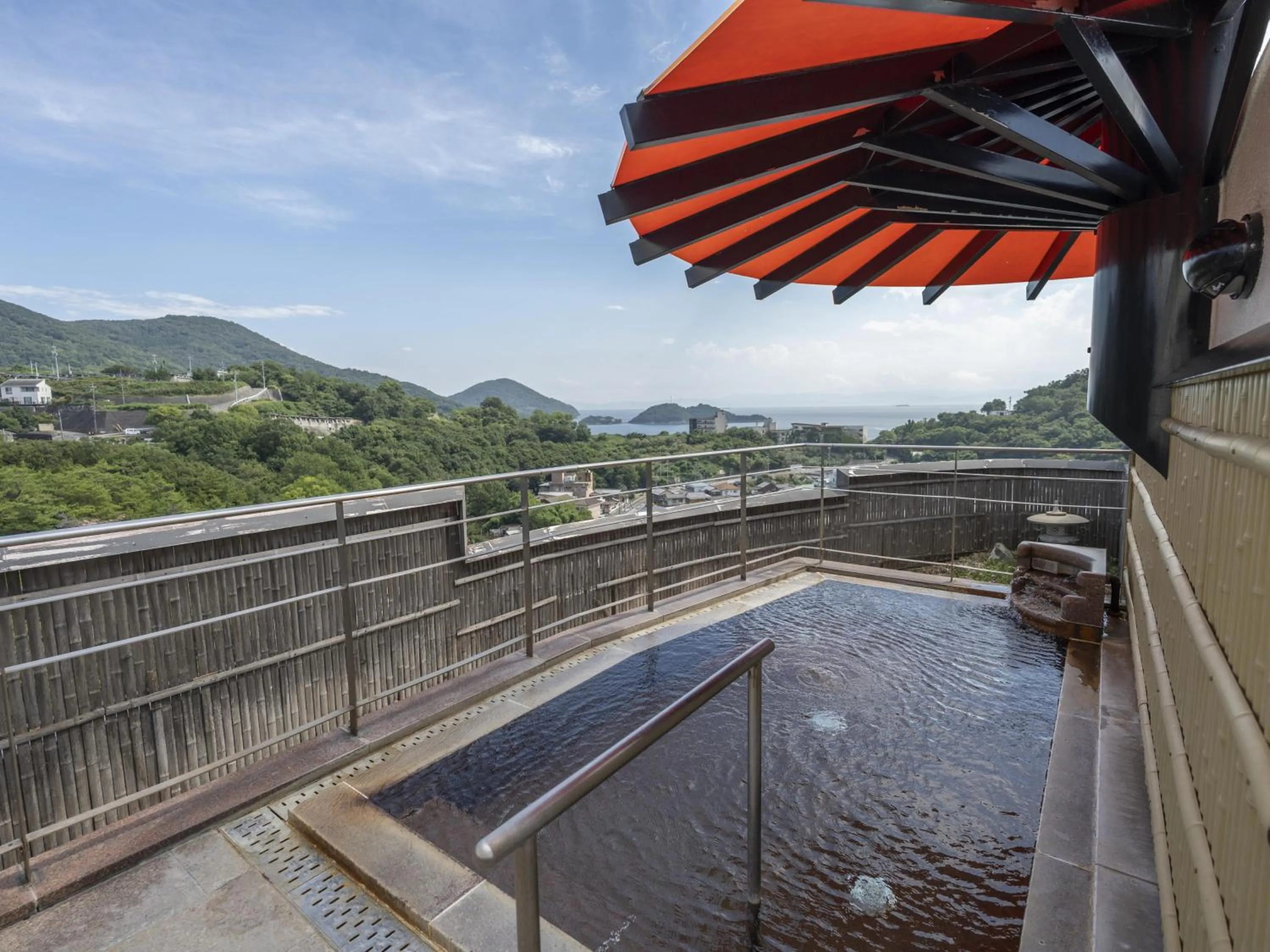 Hot Spring Bath in Bay Resort Hotel Shodoshima