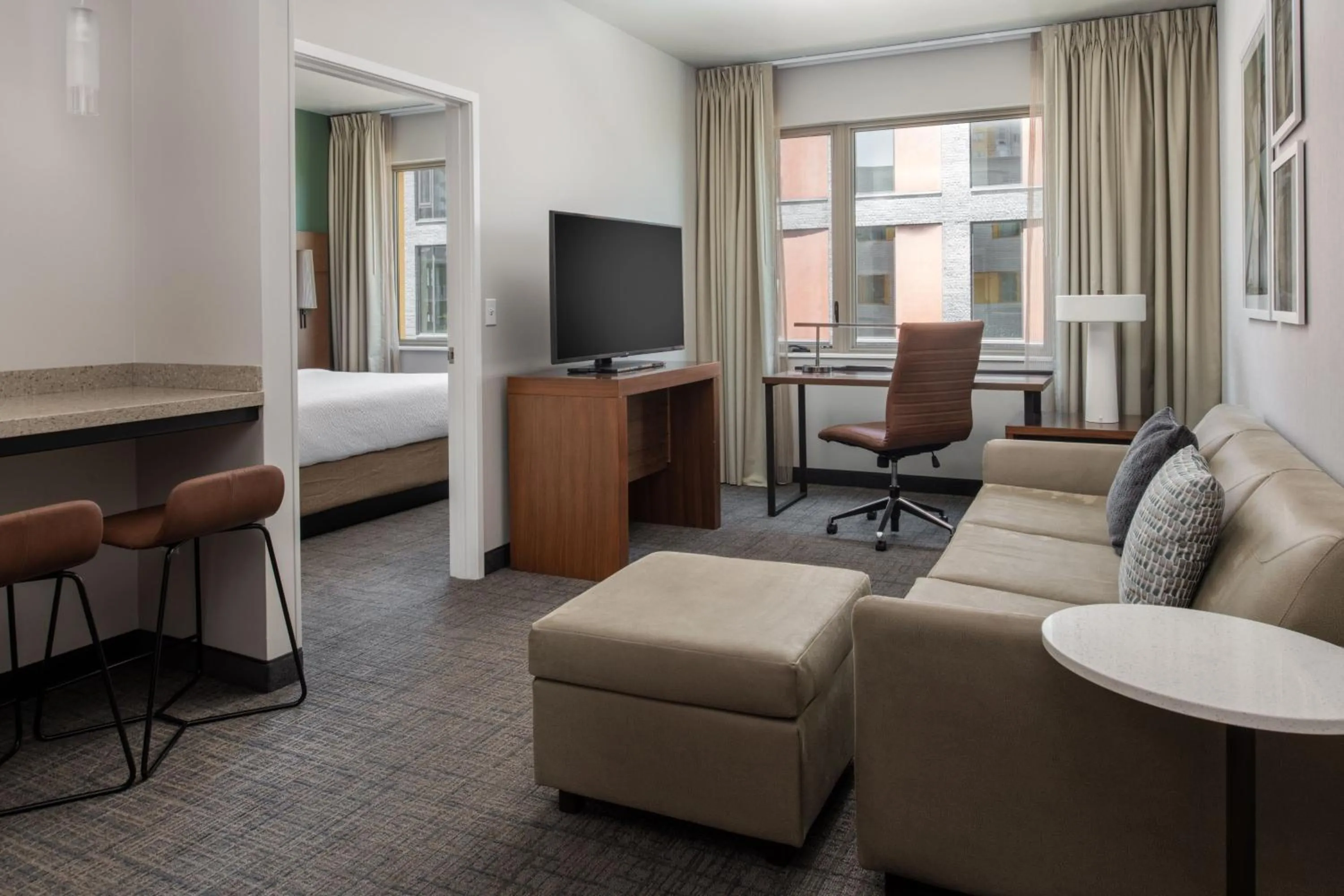 Living room in Residence Inn by Marriott Portland Downtown/Pearl District