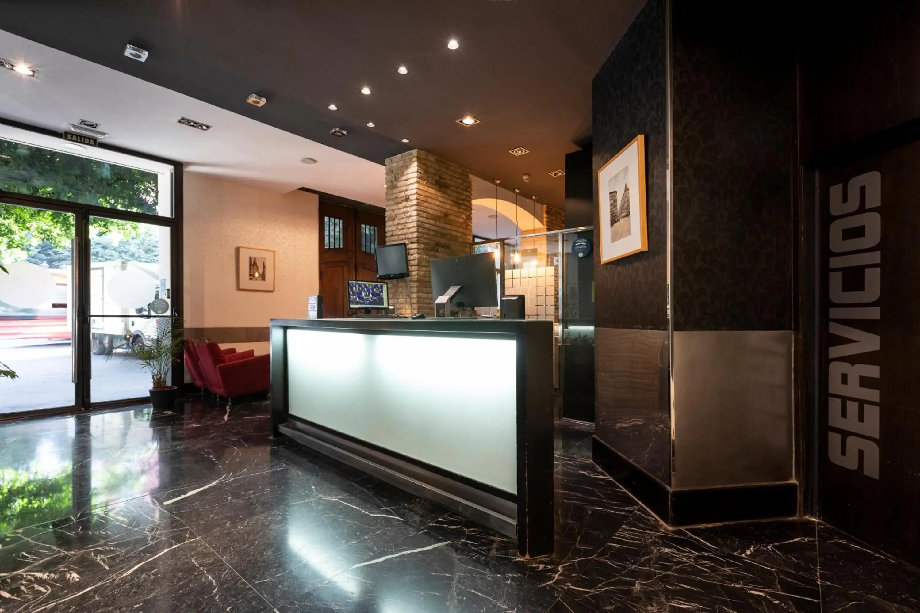 Lobby or reception in Petit Palace Ruzafa Lobby or reception in Petit Palace Ruzafa