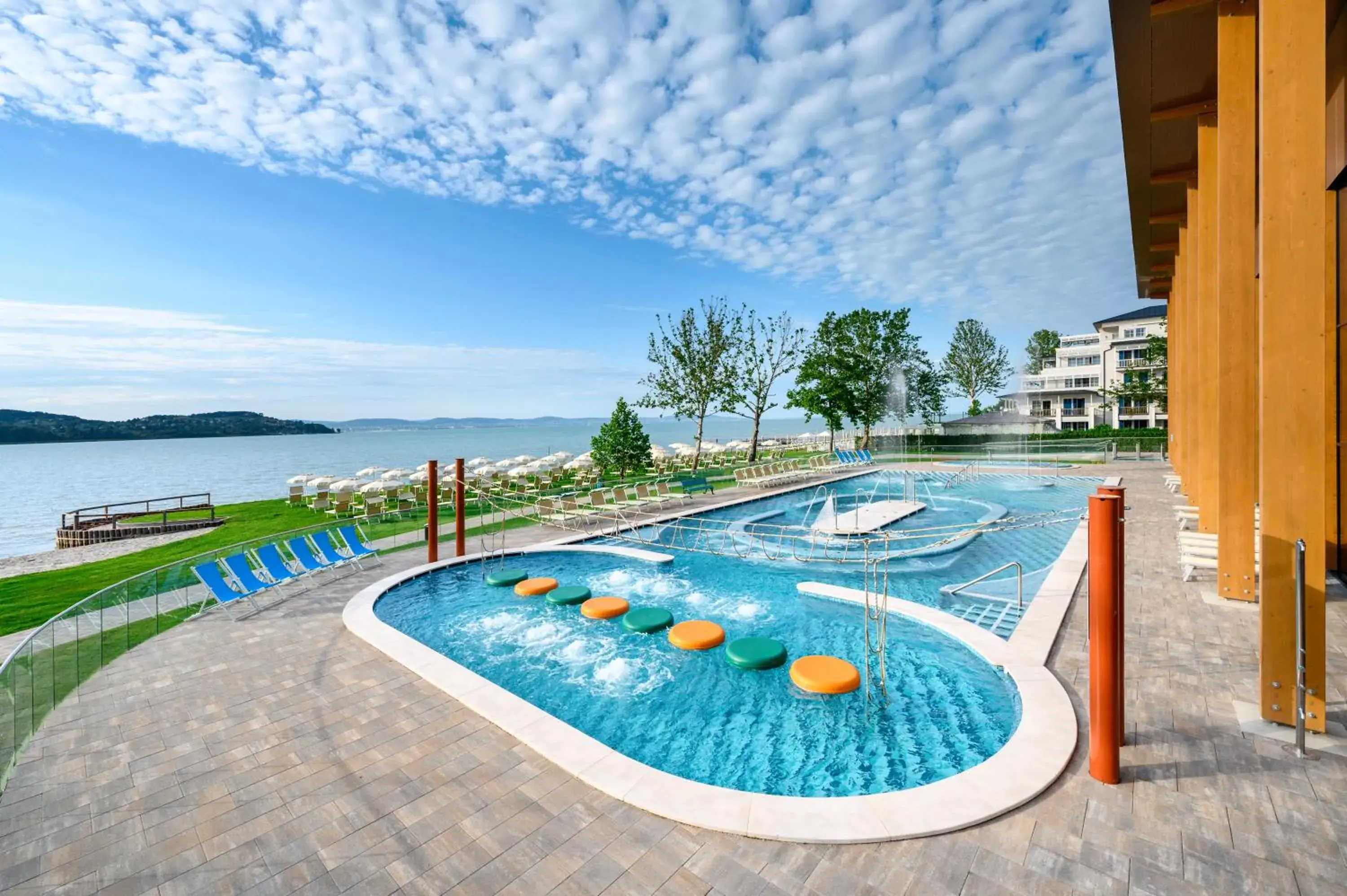 Swimming pool in Mövenpick Balaland Resort Lake Balaton Swimming pool in Mövenpick Balaland Resort Lake Balaton