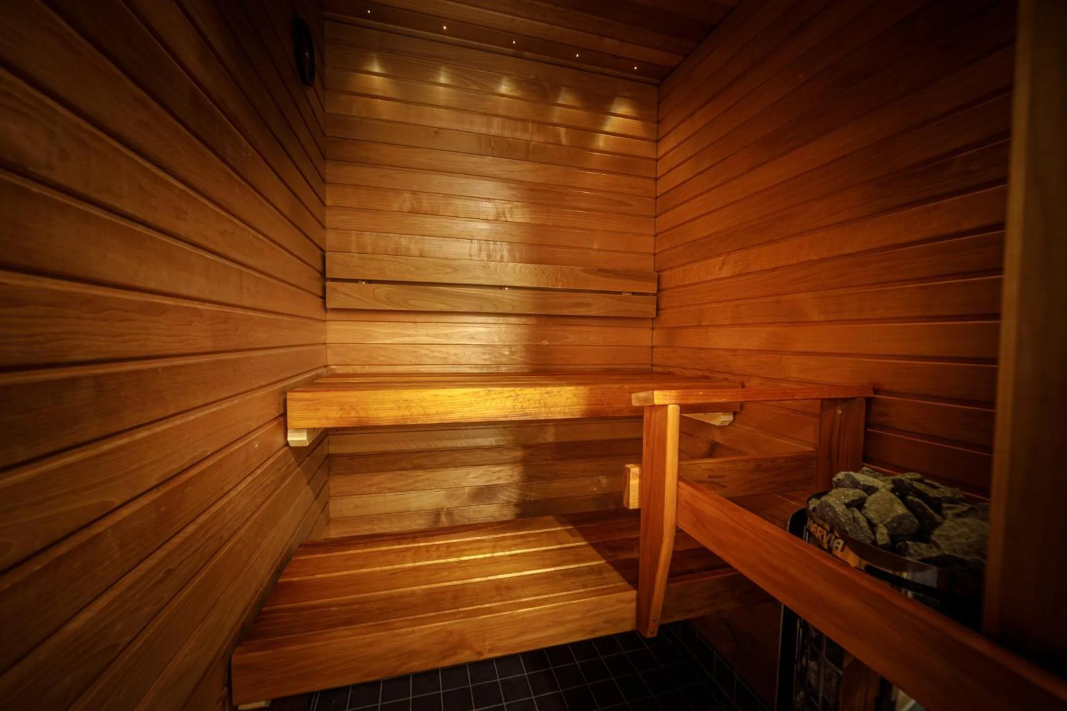 Sauna in ULEABO Neat 48 m2 two-room flat with sauna