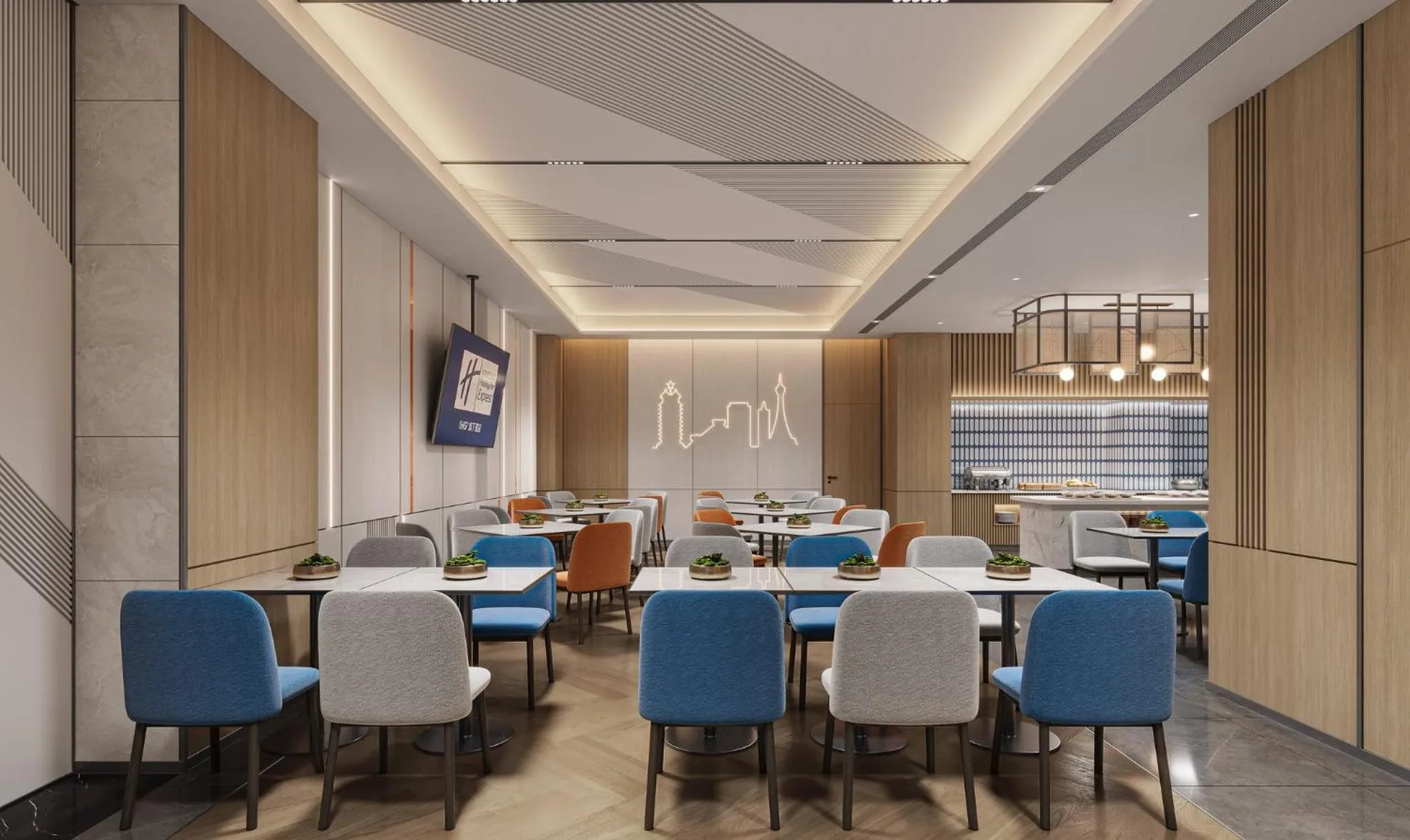 Restaurant/places to eat in Holiday Inn Express Zhengzhou Nongye Road by IHG