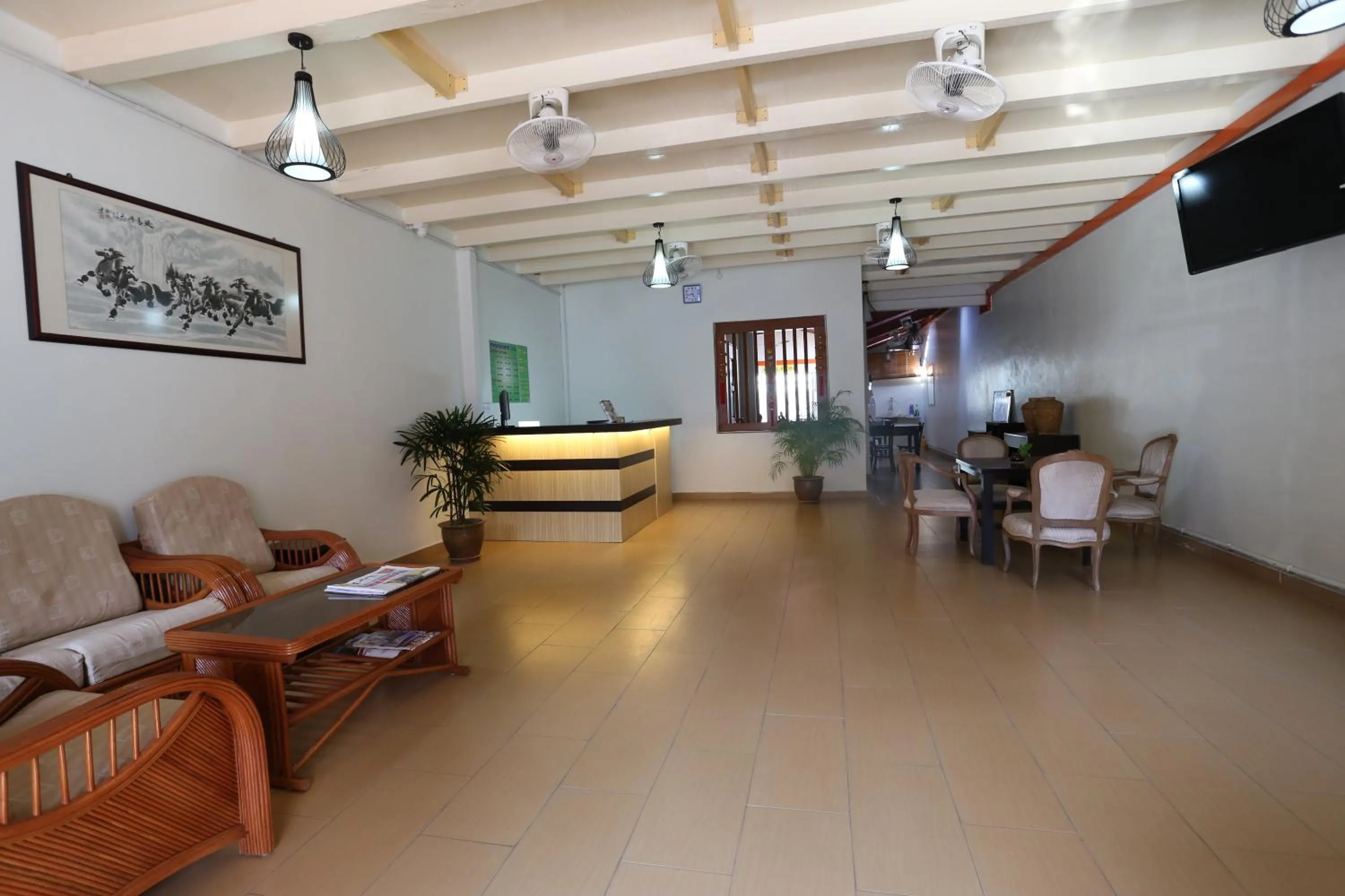 Lobby or reception in Tengkera Hotel
