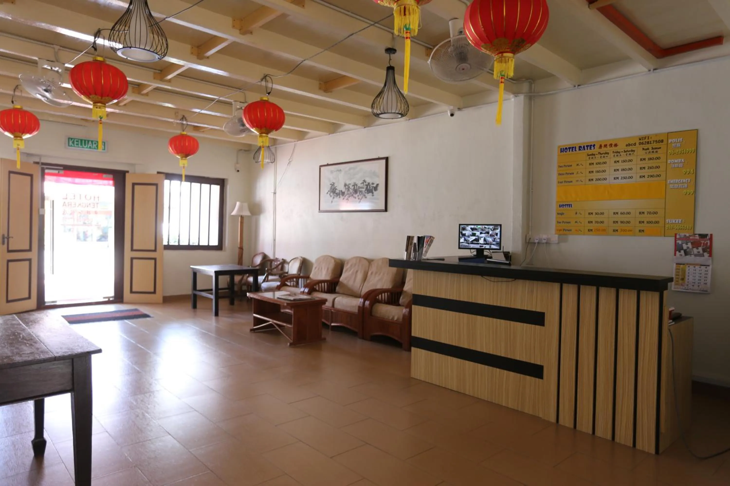 Decorative detail in Tengkera Hotel