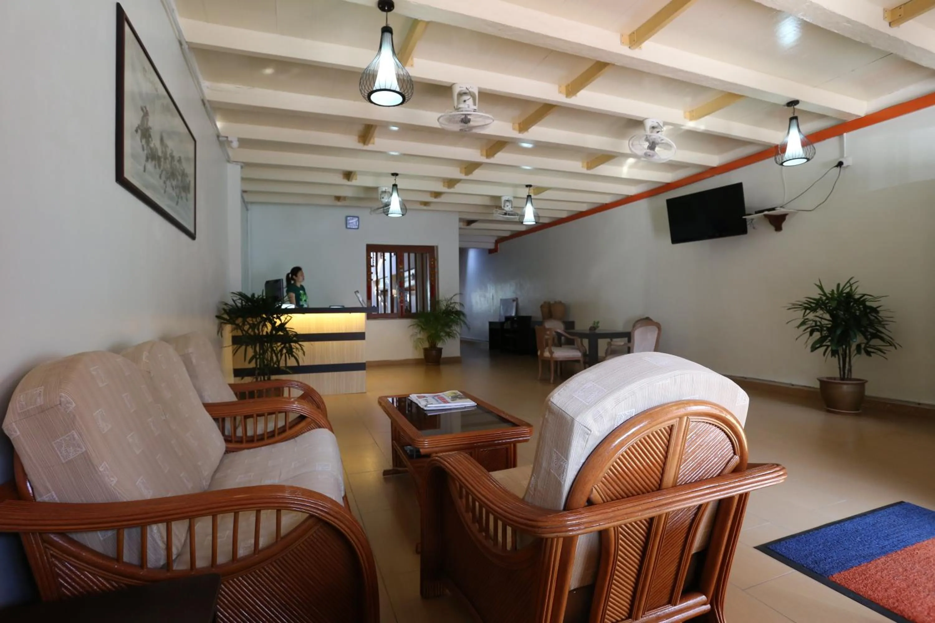 Lobby or reception, Bed in Tengkera Hotel