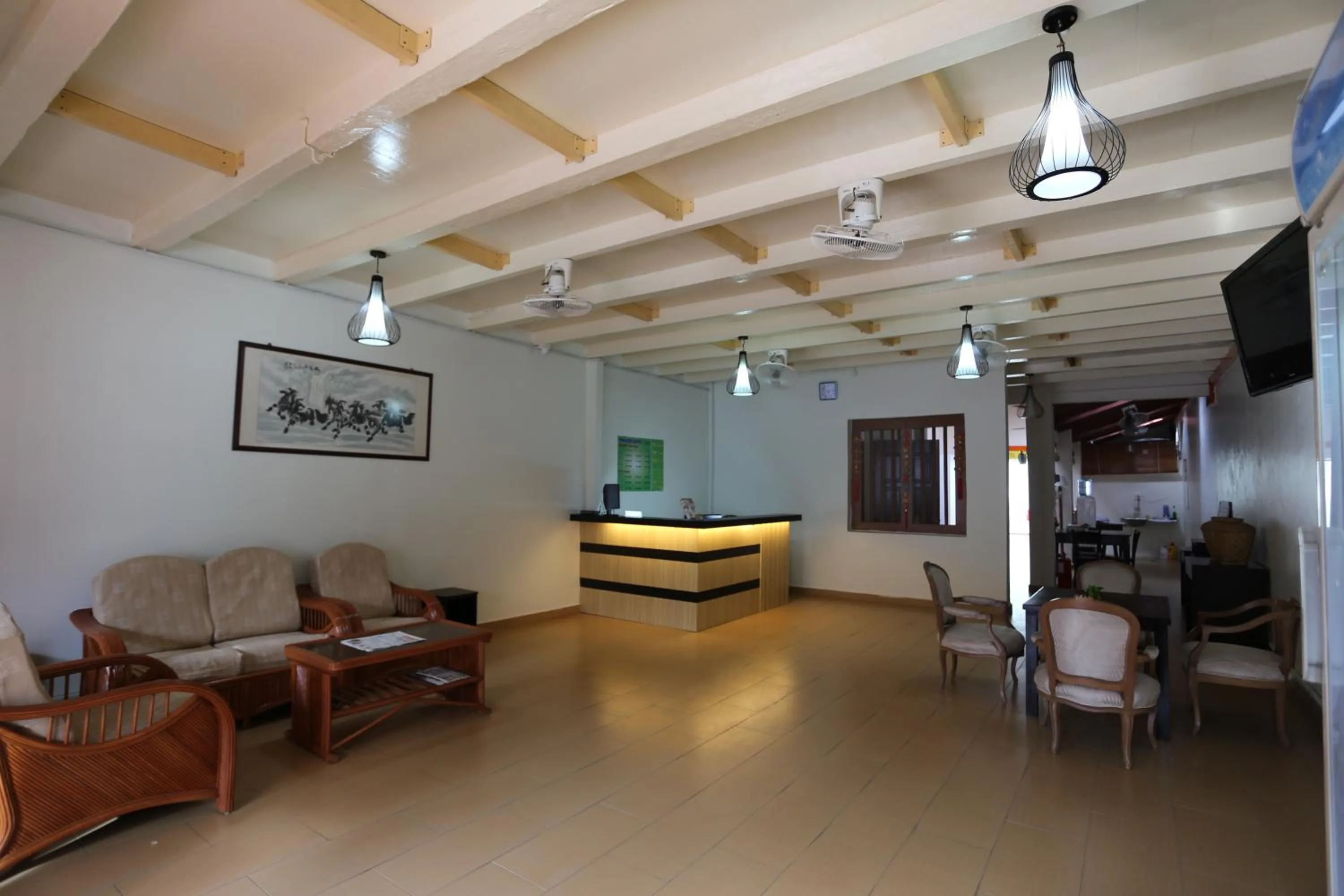 Lobby or reception in Tengkera Hotel