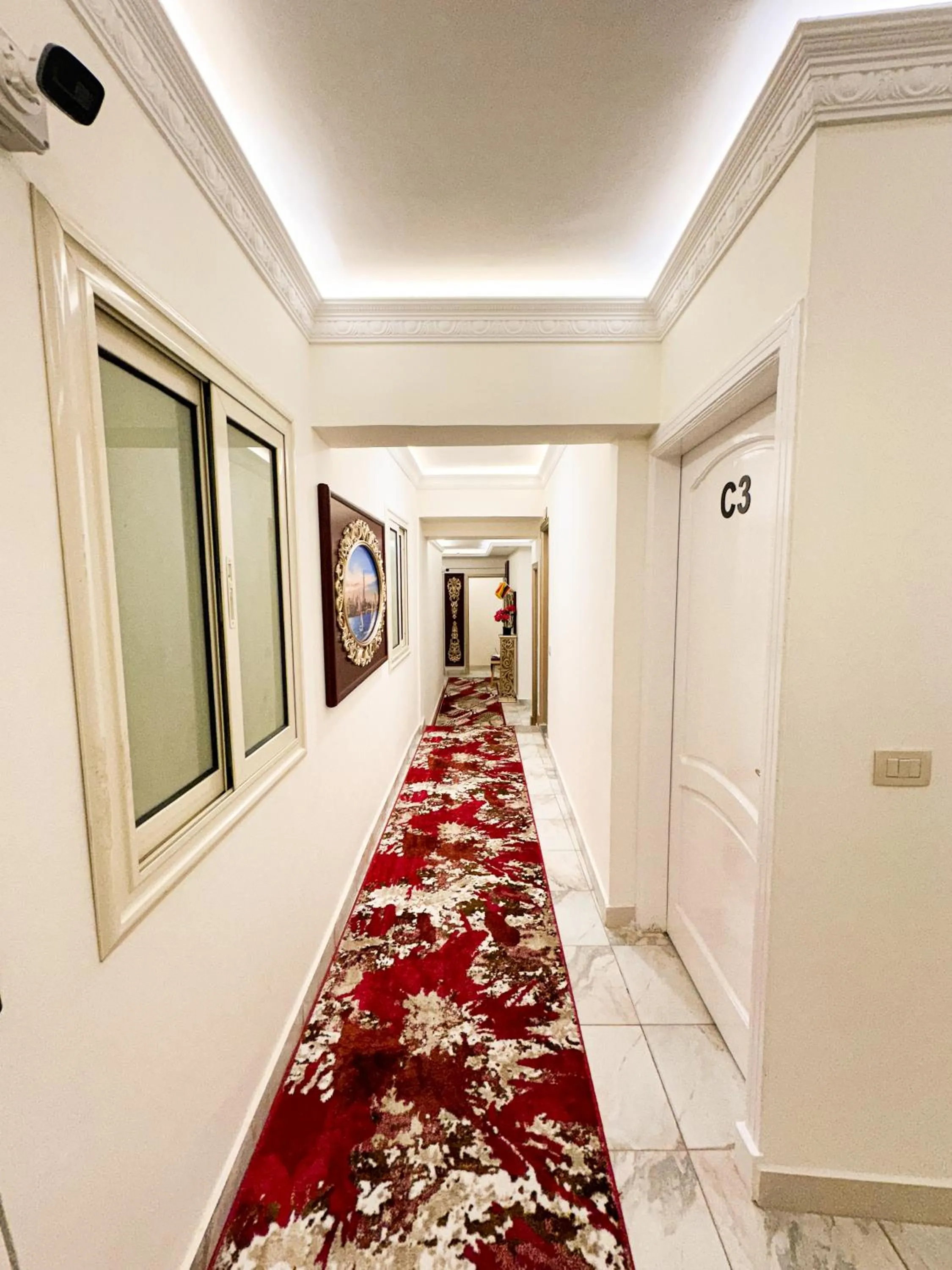 Decorative detail in Afnan Cairo Airport