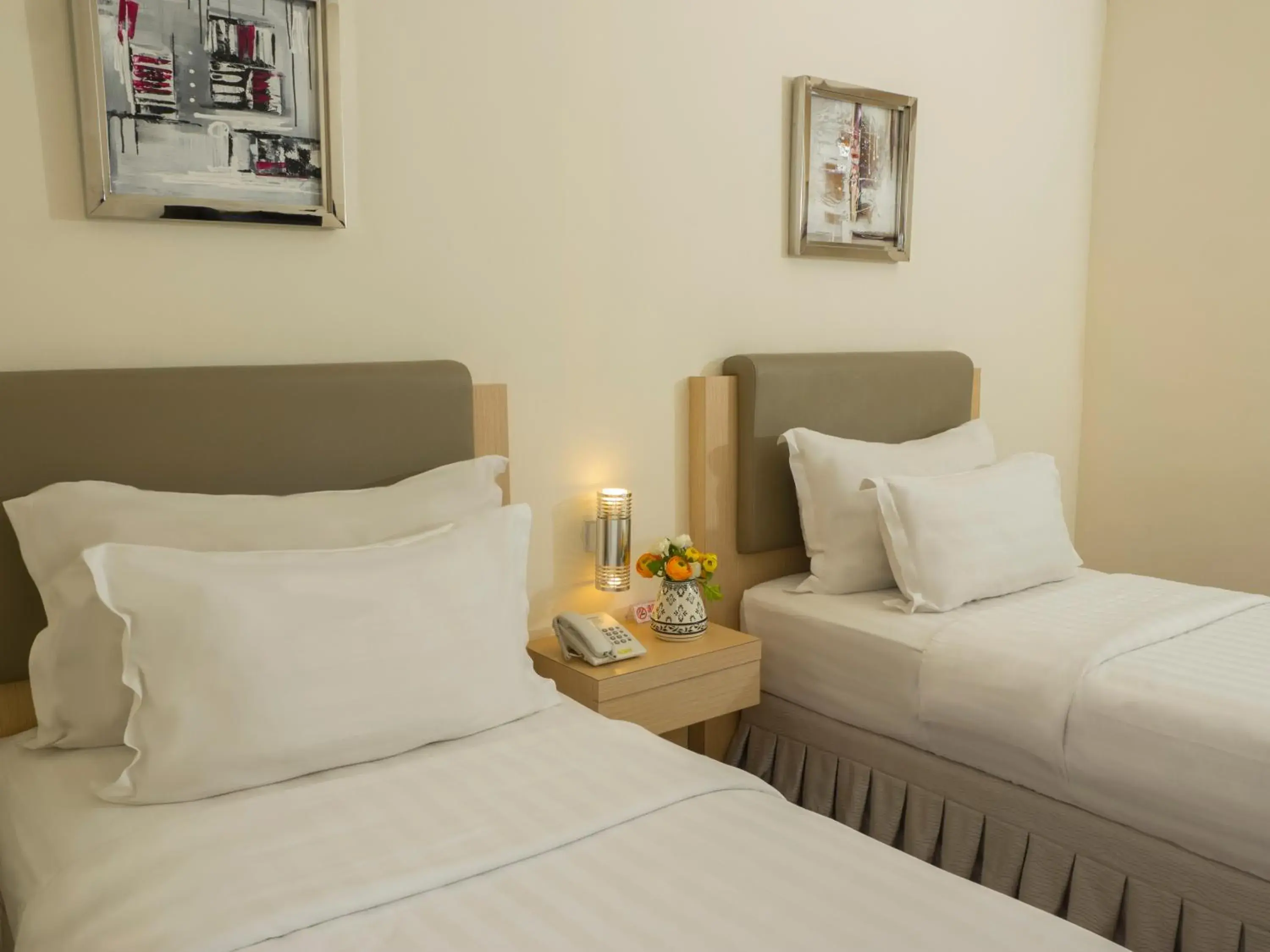 Bed in d'primahotel ITC Mangga Dua Bed in d'primahotel ITC Mangga Dua