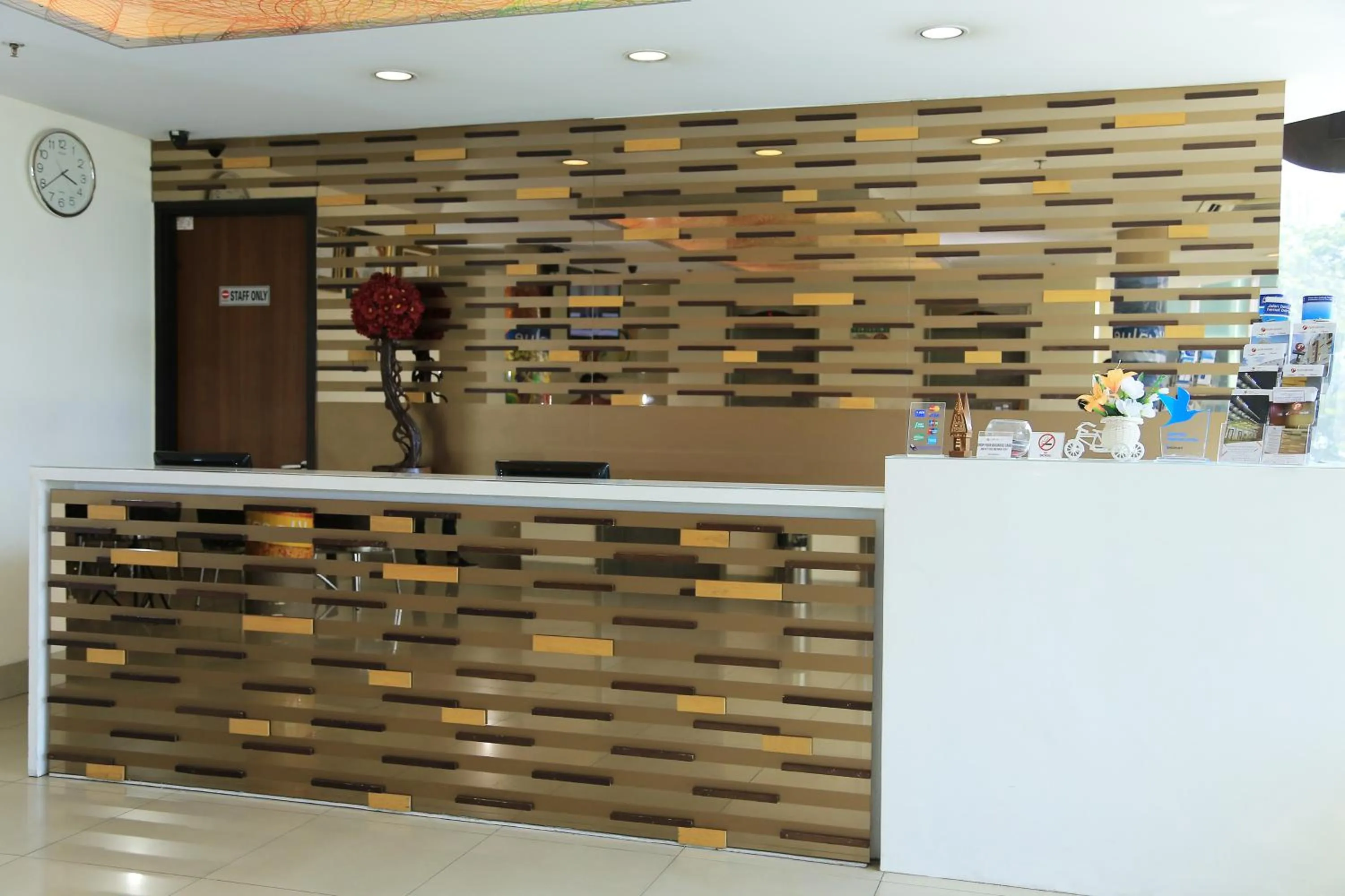 Lobby or reception in d'primahotel Medan