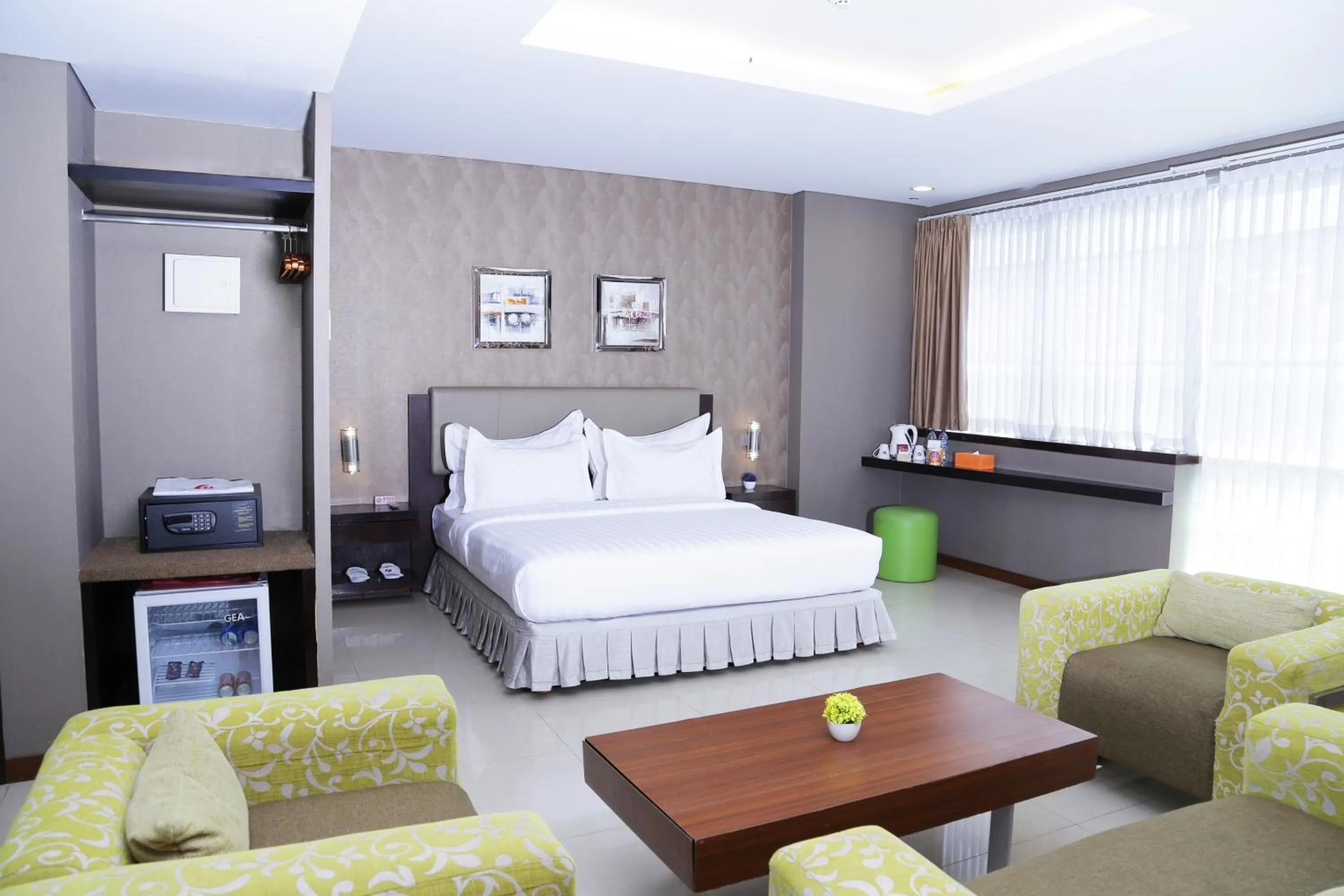 Bed in d'primahotel Medan