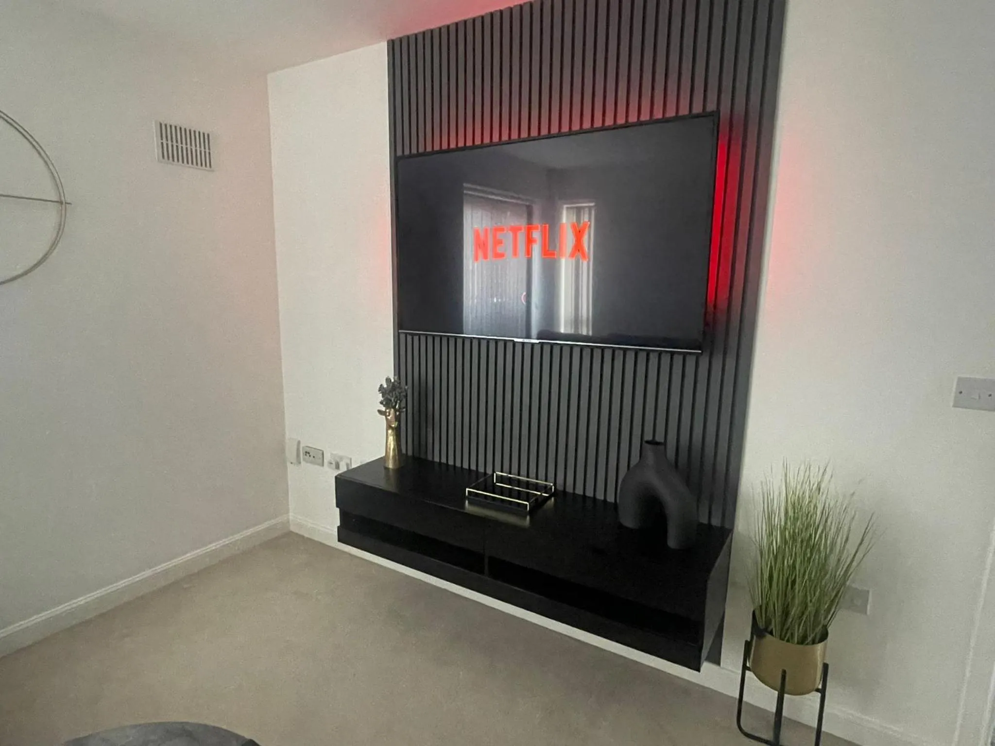 Living room in Grand Station Suite