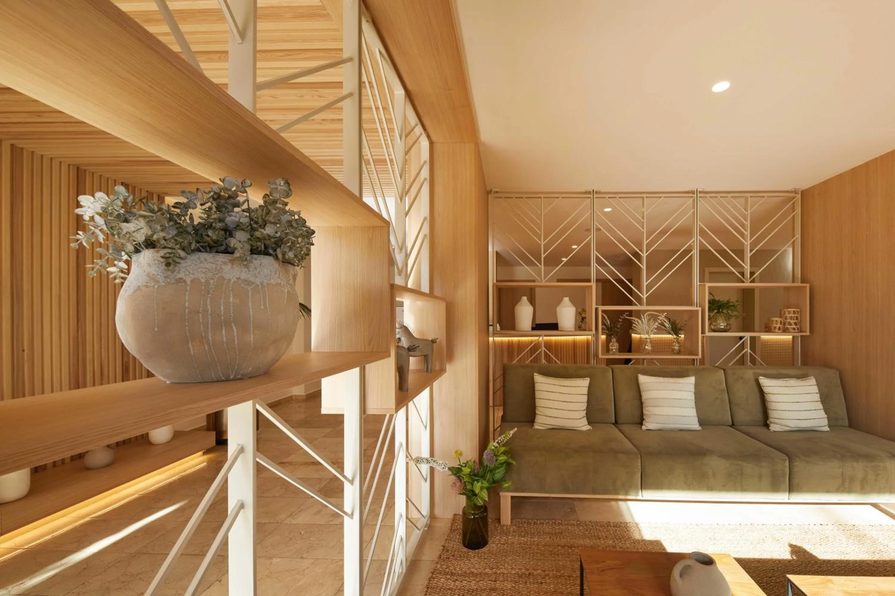 Lobby or reception in Hotel Zurbarán Palma