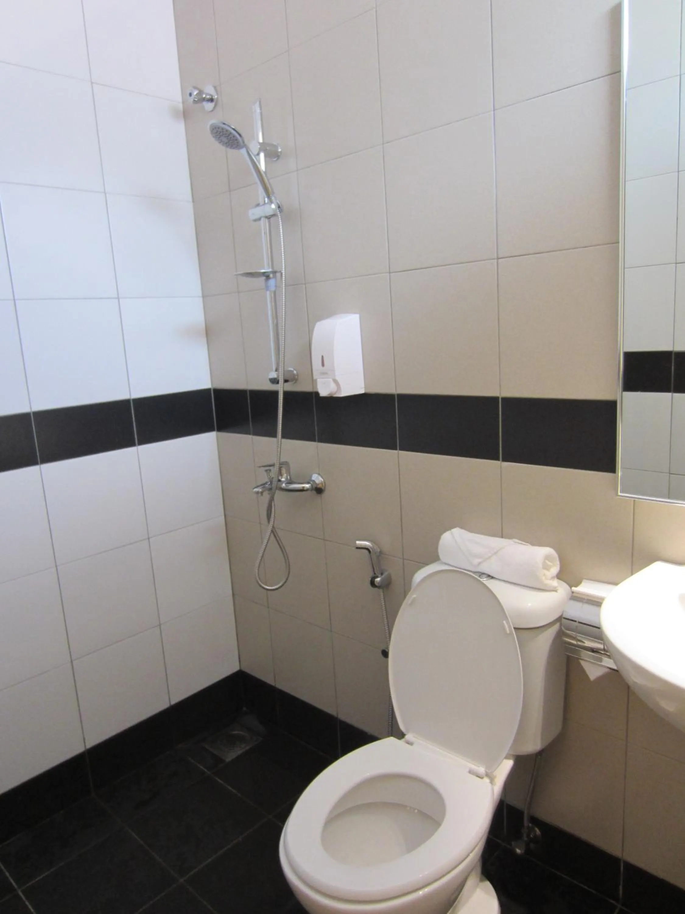 Bathroom in Merlin Hotel