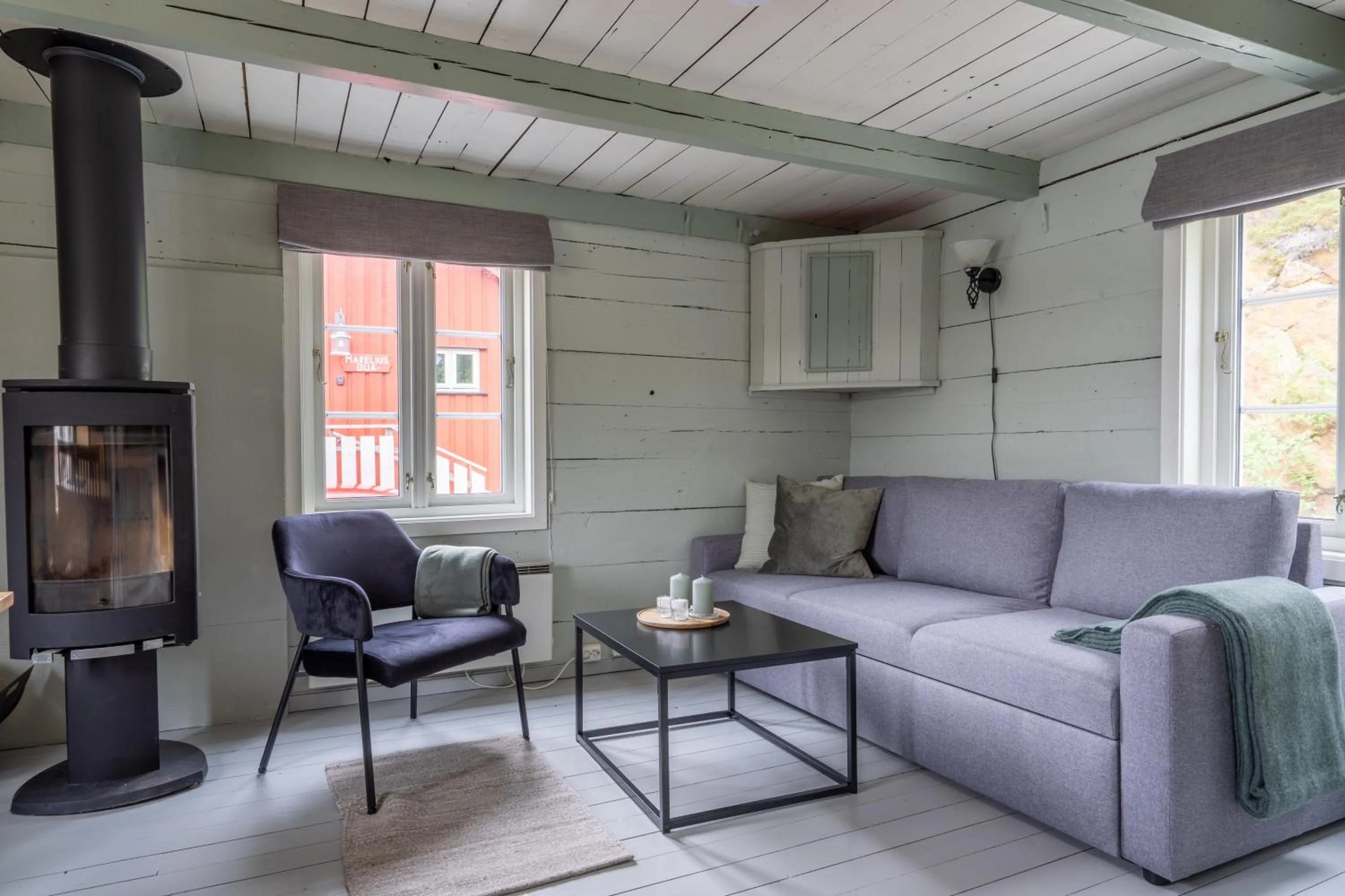 Living room in Vesterålen Rorbuer