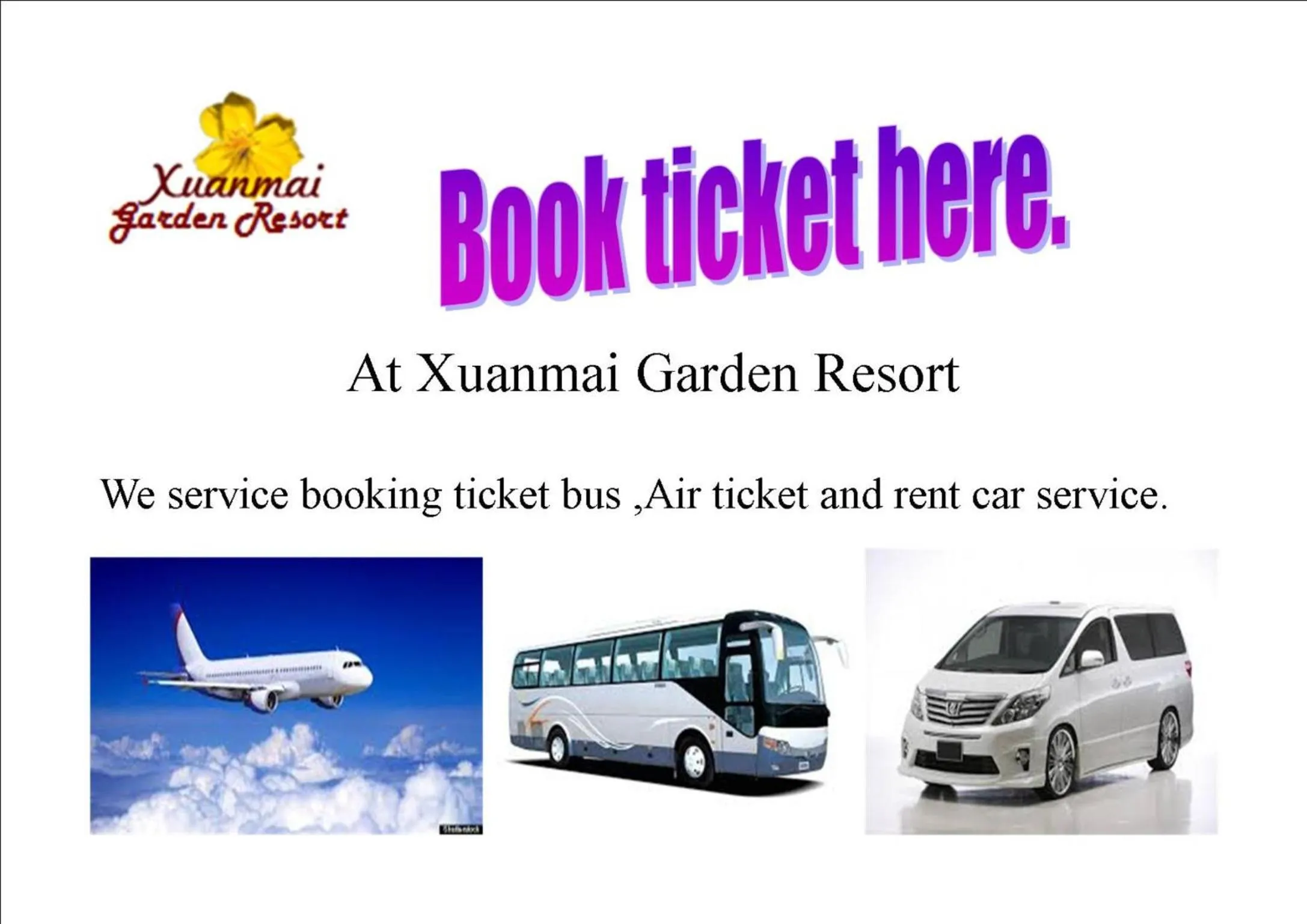 Area and facilities in Xuanmai Garden Resort