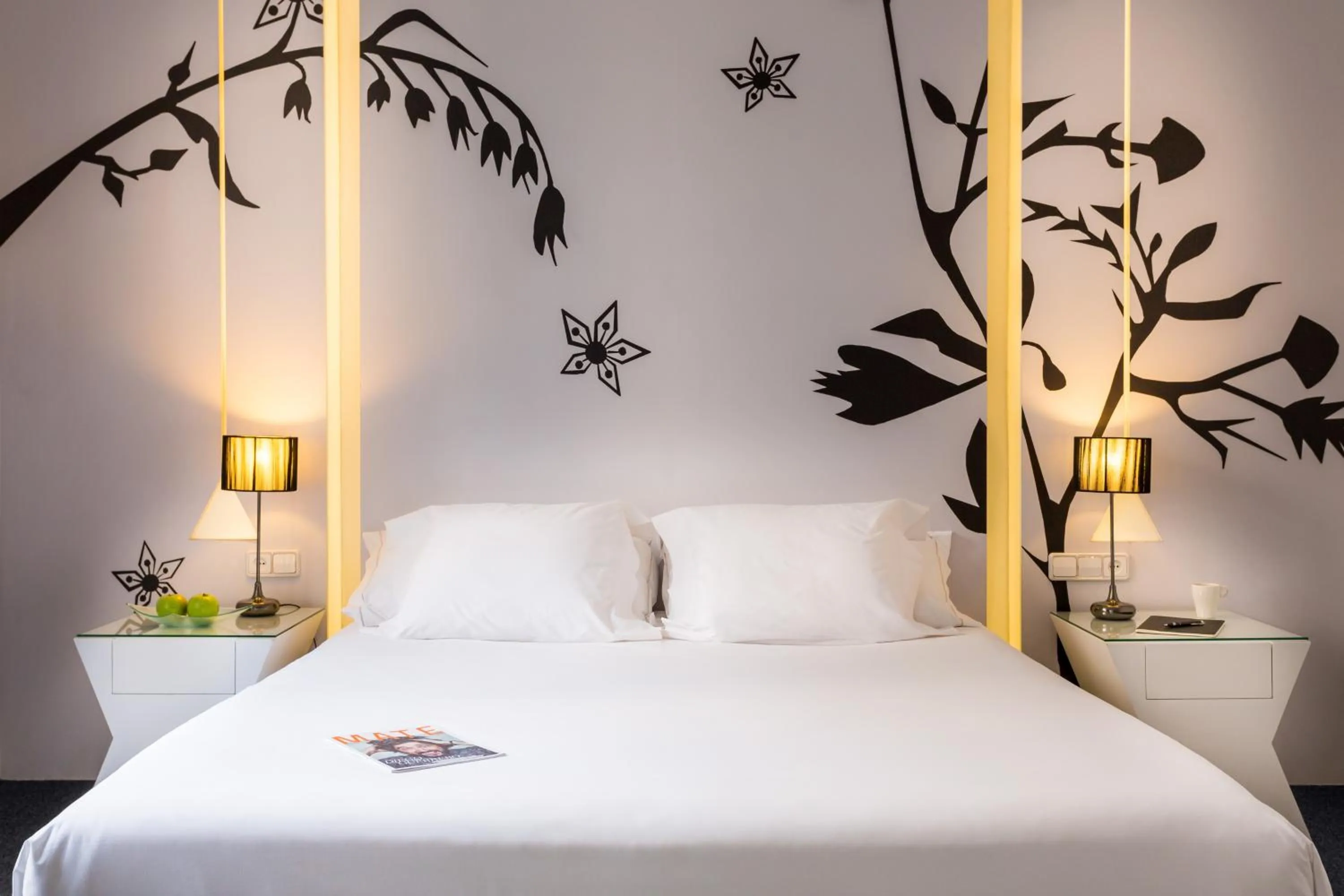 Bedroom, Bed in Room Mate Mario, Madrid