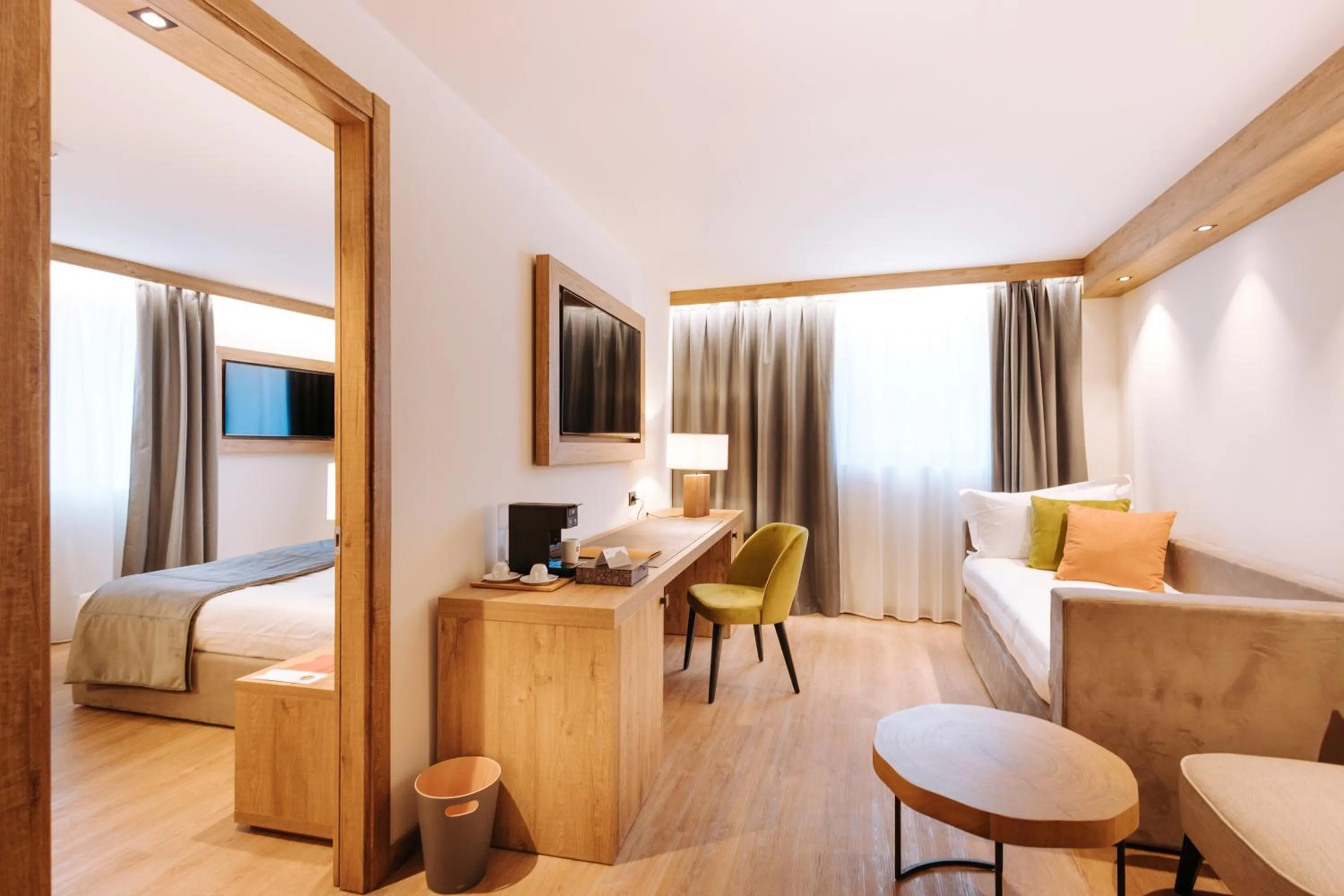 Photo of the whole room, Bed in Valtur Cervinia Cristallo Ski Resort