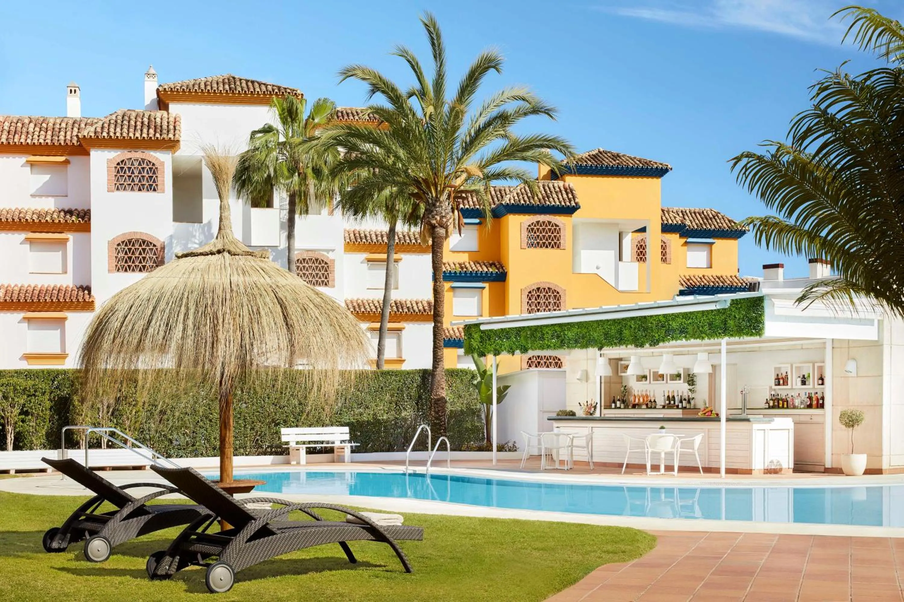 Pool view in NH Collection Marbella