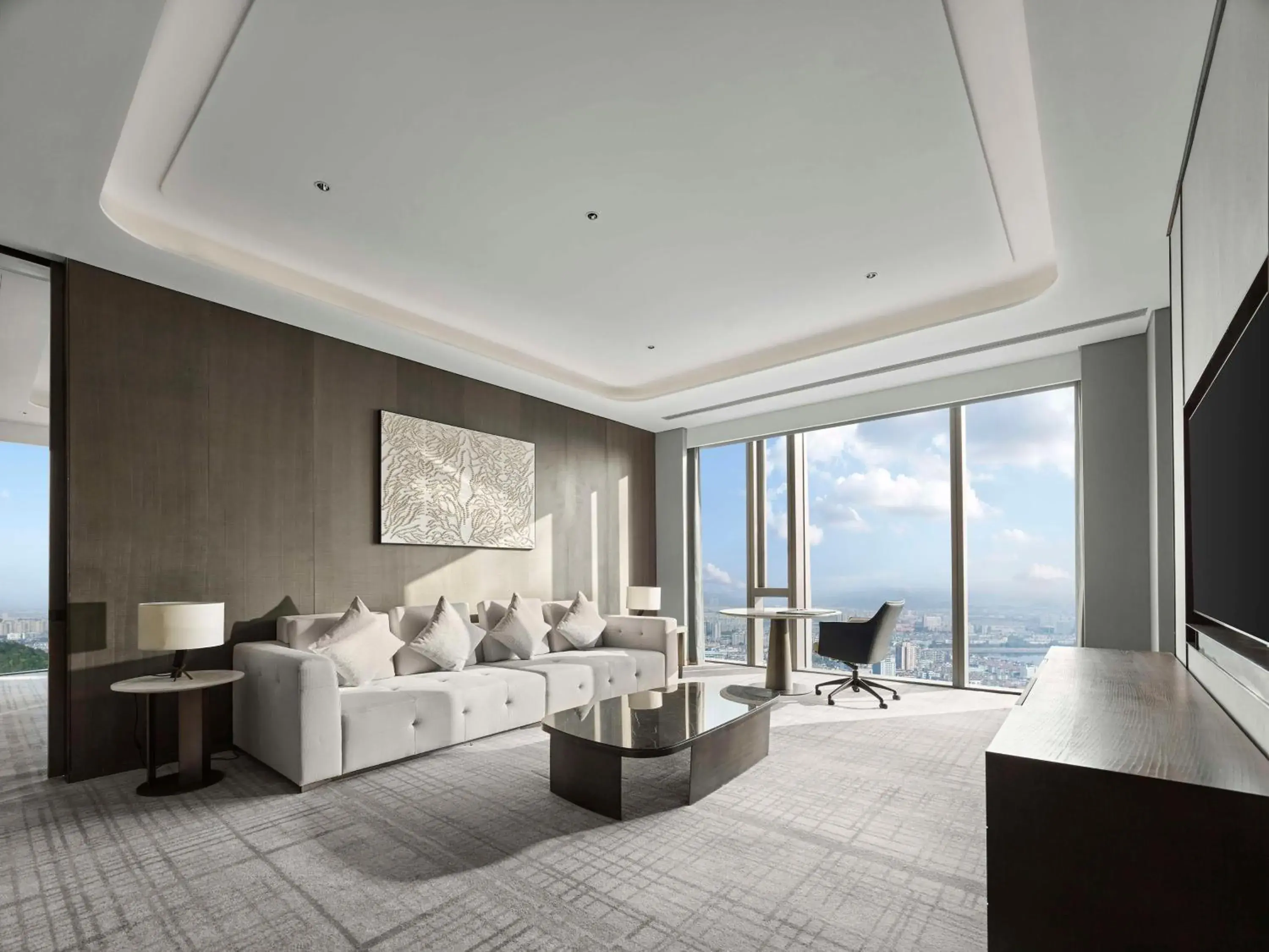 Living room in Hilton Zhuji Living room in Hilton Zhuji