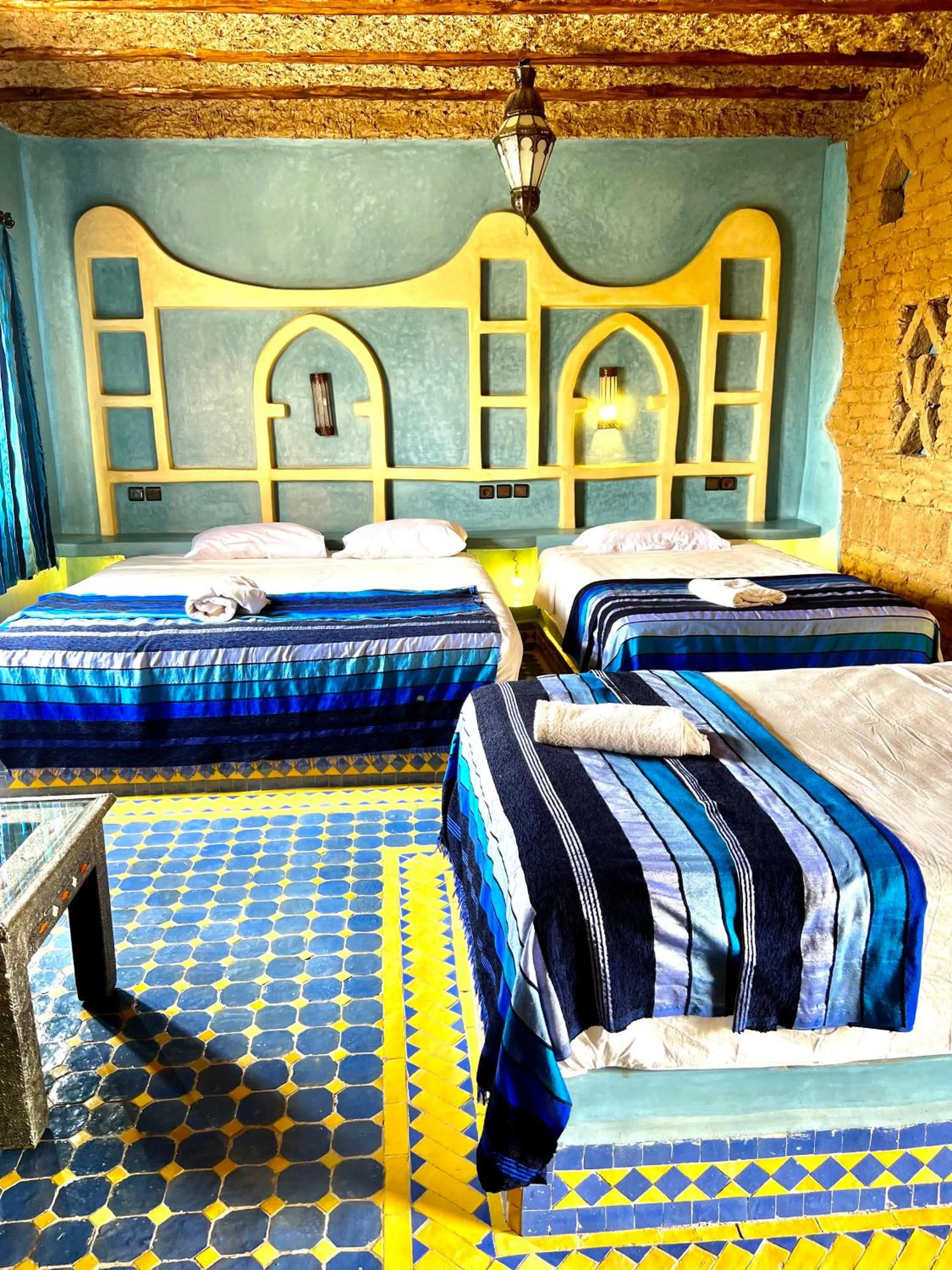 Bed in Hotel ksar merzouga
