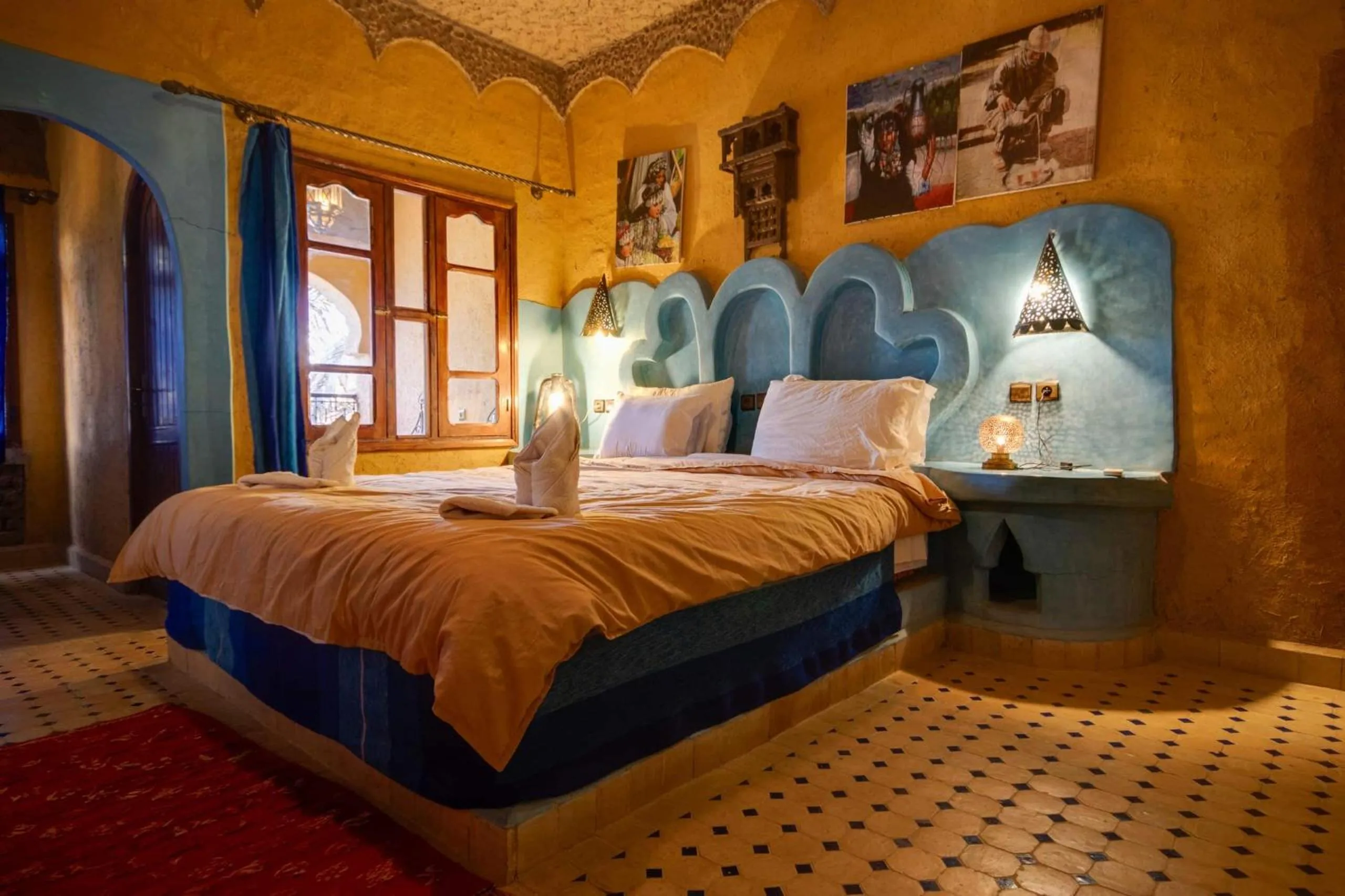 Bed in Hotel ksar merzouga