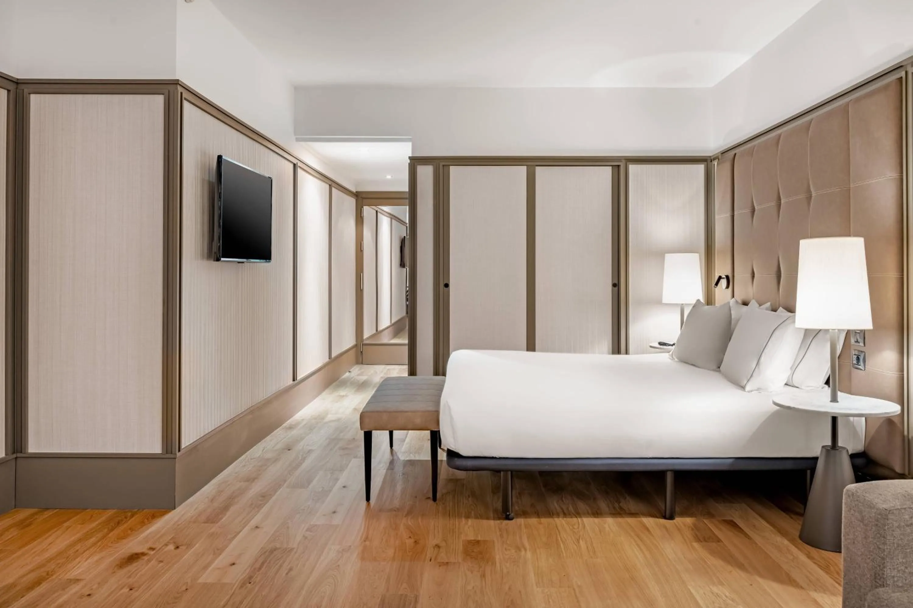 Photo of the whole room, Bed in AC Hotel Avenida de América by Marriott