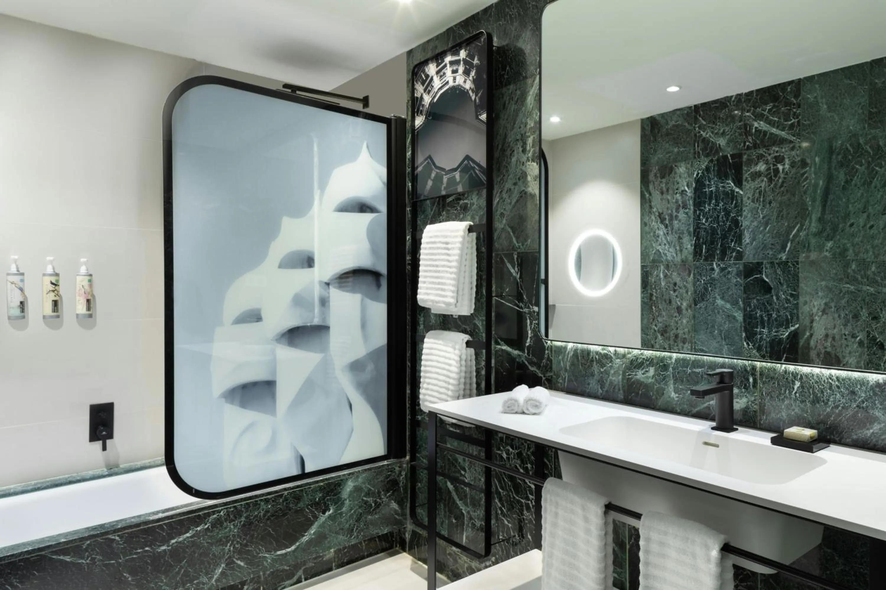 Bathroom in Renaissance Barcelona Hotel